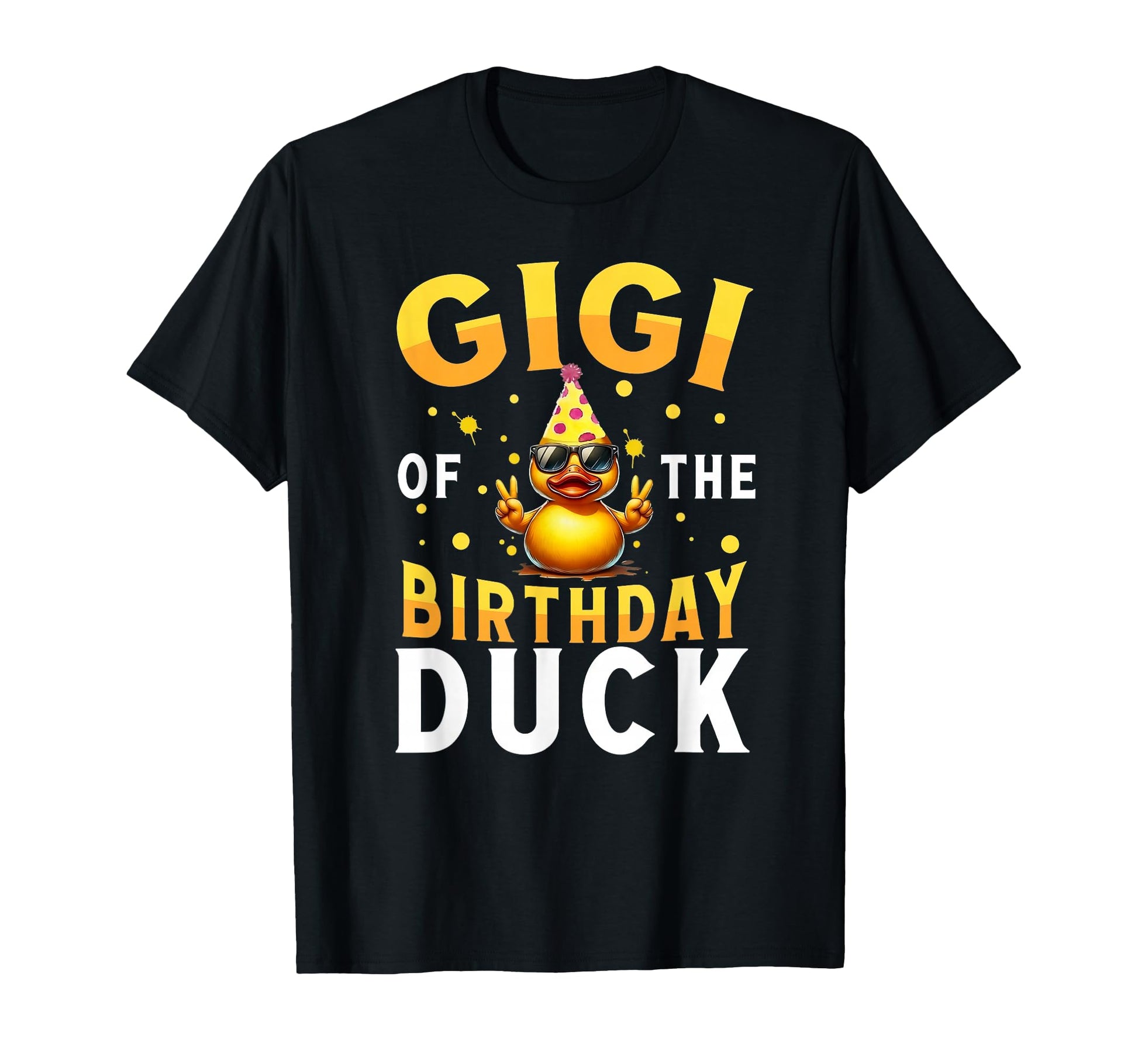 Funny Gigi Birthday Duck Crew Rubber T-Shirt - Streetwear Style Unisex - T-Shirt, Sweatshirt, Hoodie