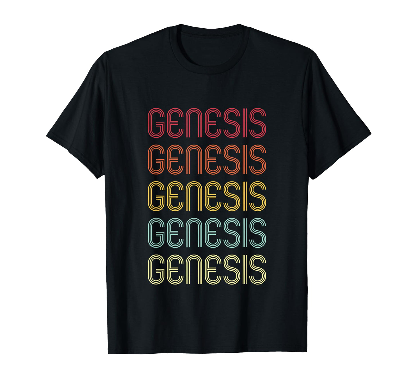 Genesis Wordmark Pattern Personalized T-Shirt - Streetwear Style Men Women - T-Shirt, Sweatshirt, Hoodie