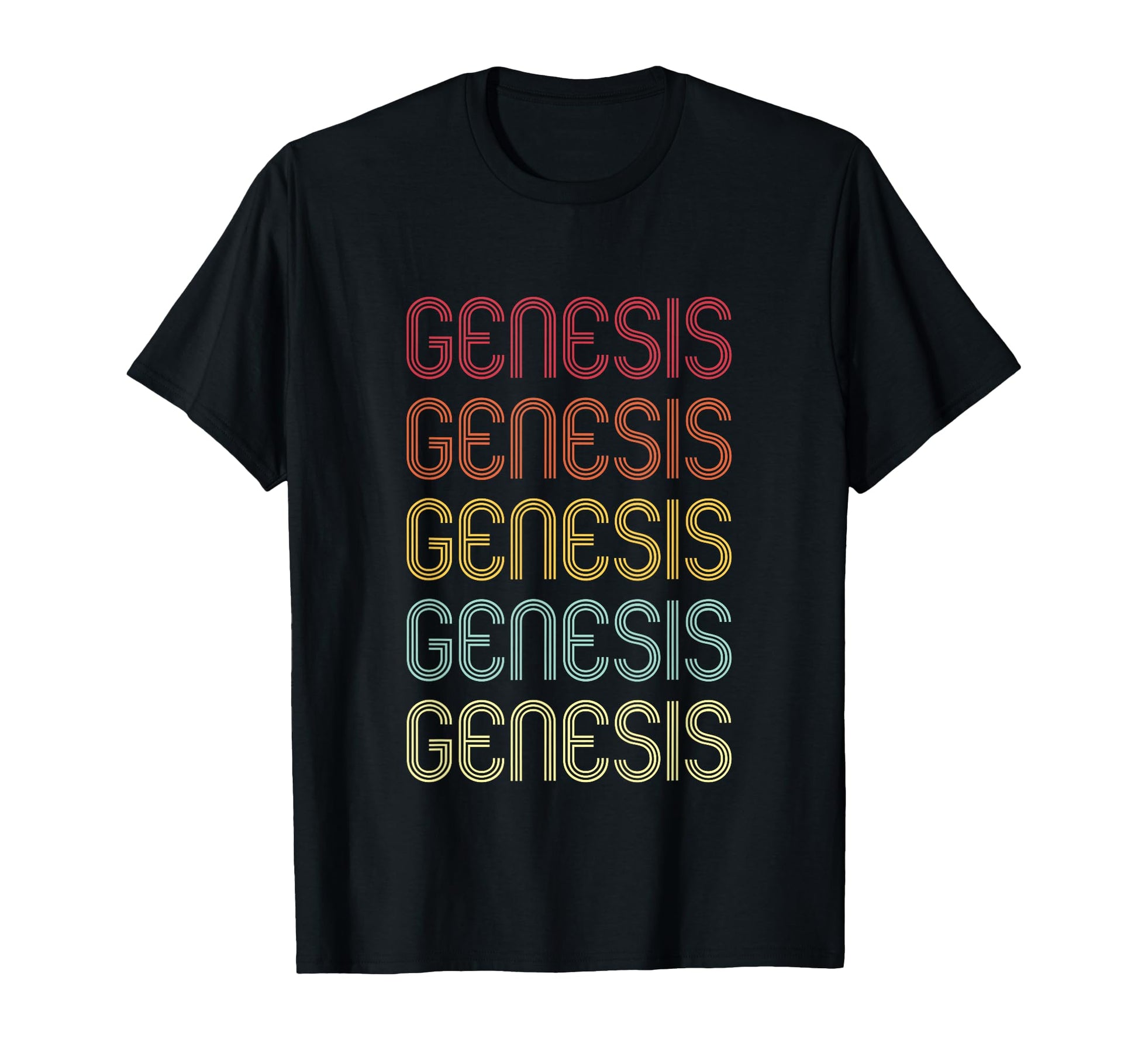 Genesis Wordmark Pattern Personalized T-Shirt - Streetwear Style Men Women - T-Shirt, Sweatshirt, Hoodie