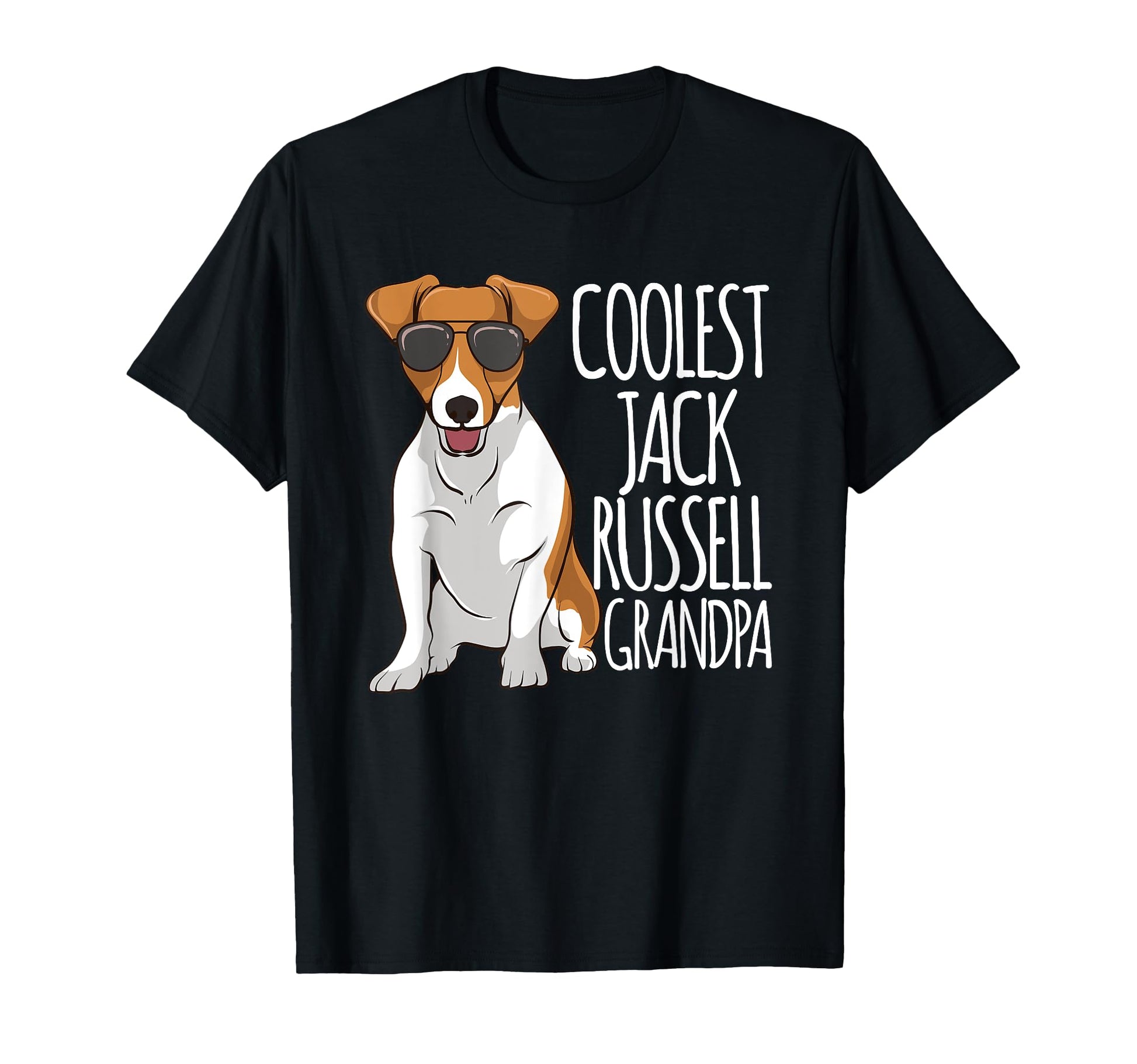 Coolest Jack Russel Grandpa Jack T-Shirt - Unique Graphic Men Women - T-Shirt, Sweatshirt, Hoodie