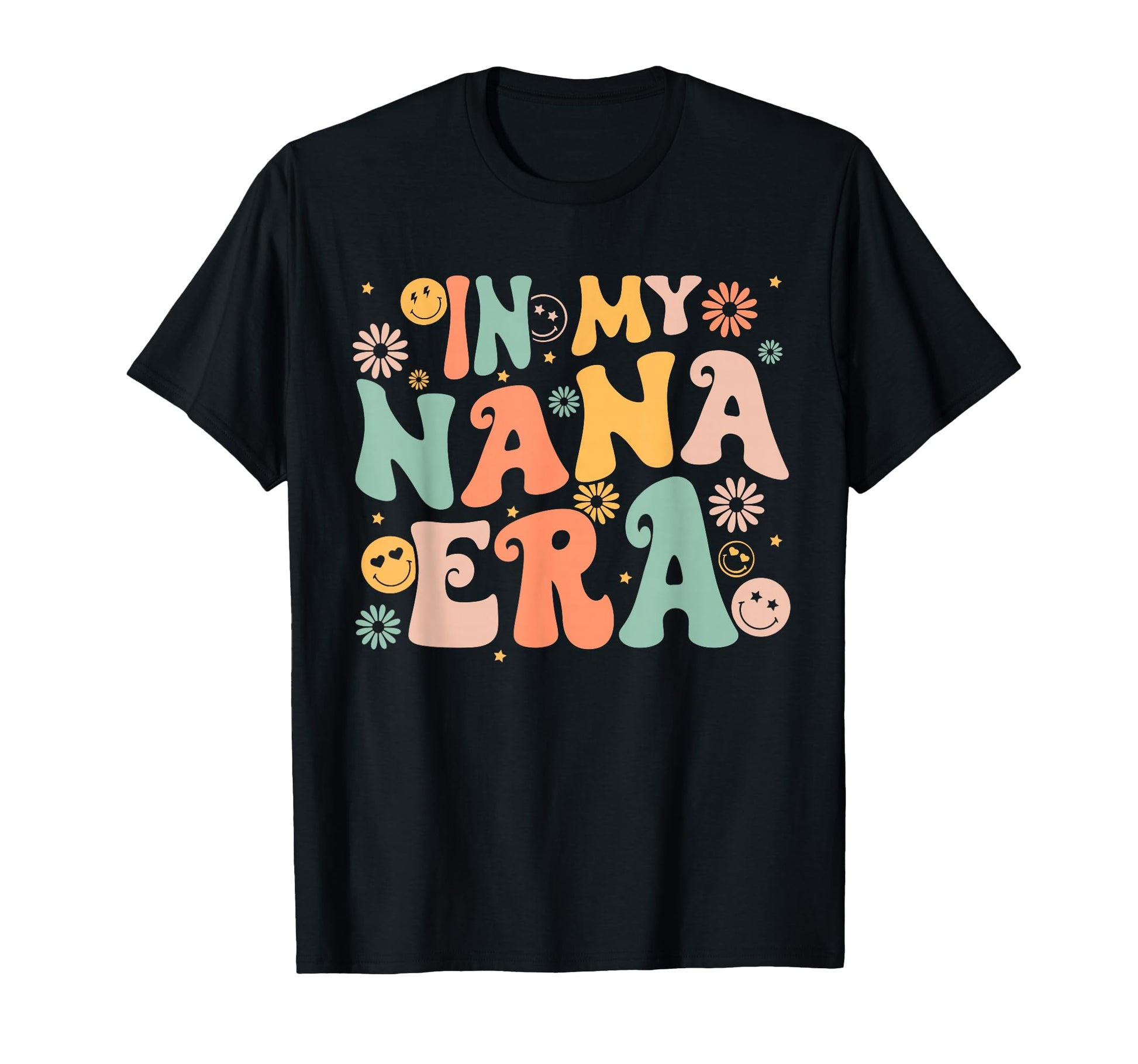 My Nana Era Groovy Grandma Mothers Day T-Shirt - Unique Graphic Unisex - T-Shirt, Sweatshirt, Hoodie