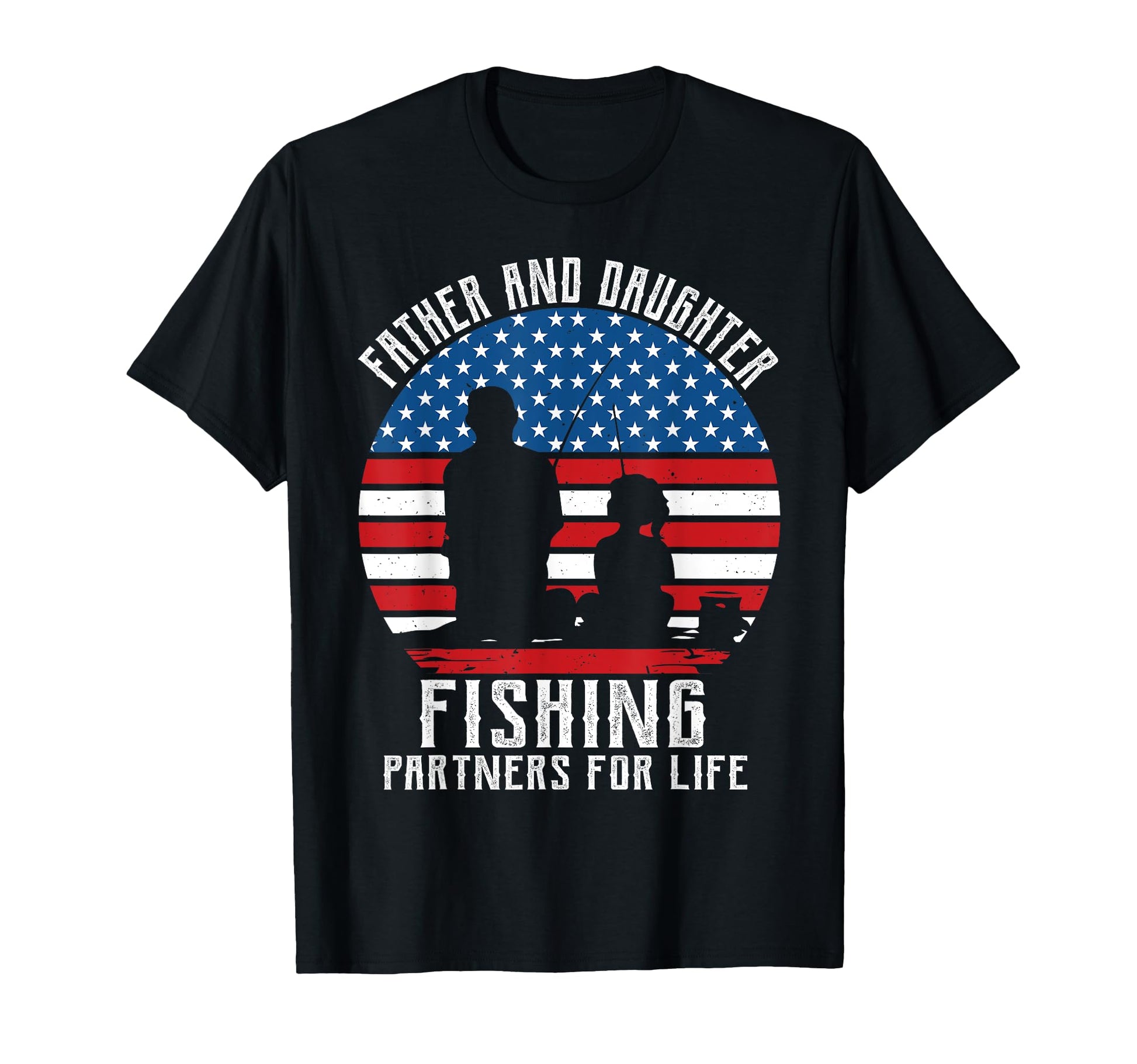 Fathers Day Fishing Dad From Daughter T-Shirt - Unique Graphic Unisex - T-Shirt, Sweatshirt, Hoodie