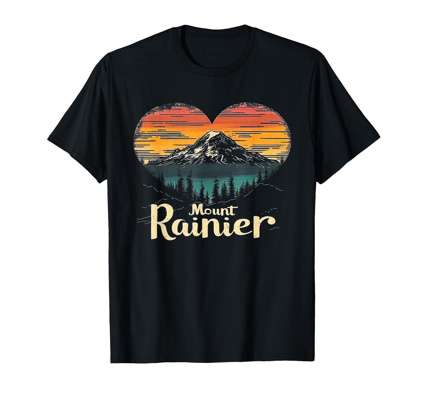 Mt Mount Rainier National Park T-Shirt - Casual Everyday Wear for Adults - T-Shirt, Sweatshirt, Hoodie