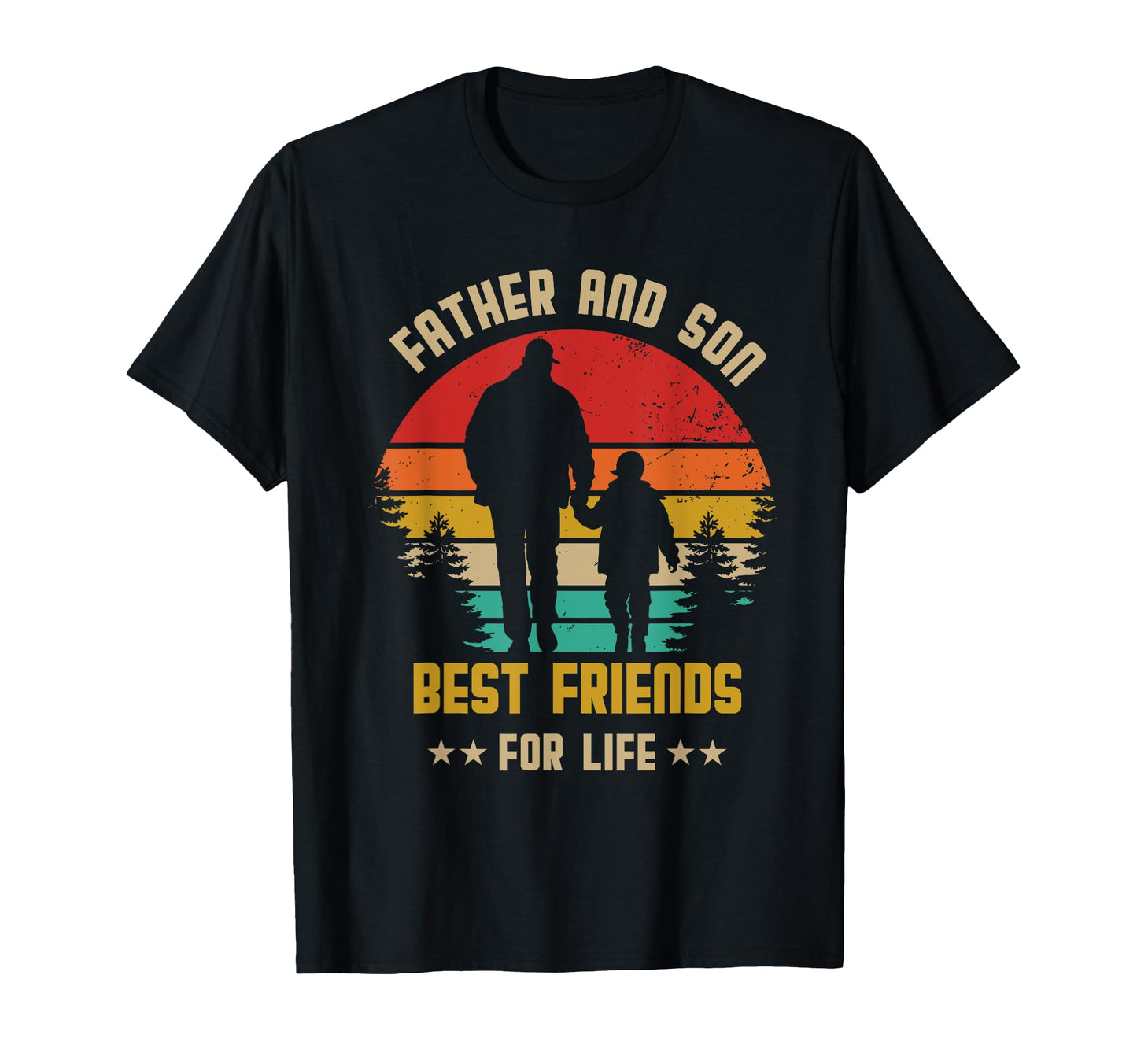 Fathers Day Son Holding Dad Hand T-Shirt - Trendy Graphic for Adults - T-Shirt, Sweatshirt, Hoodie