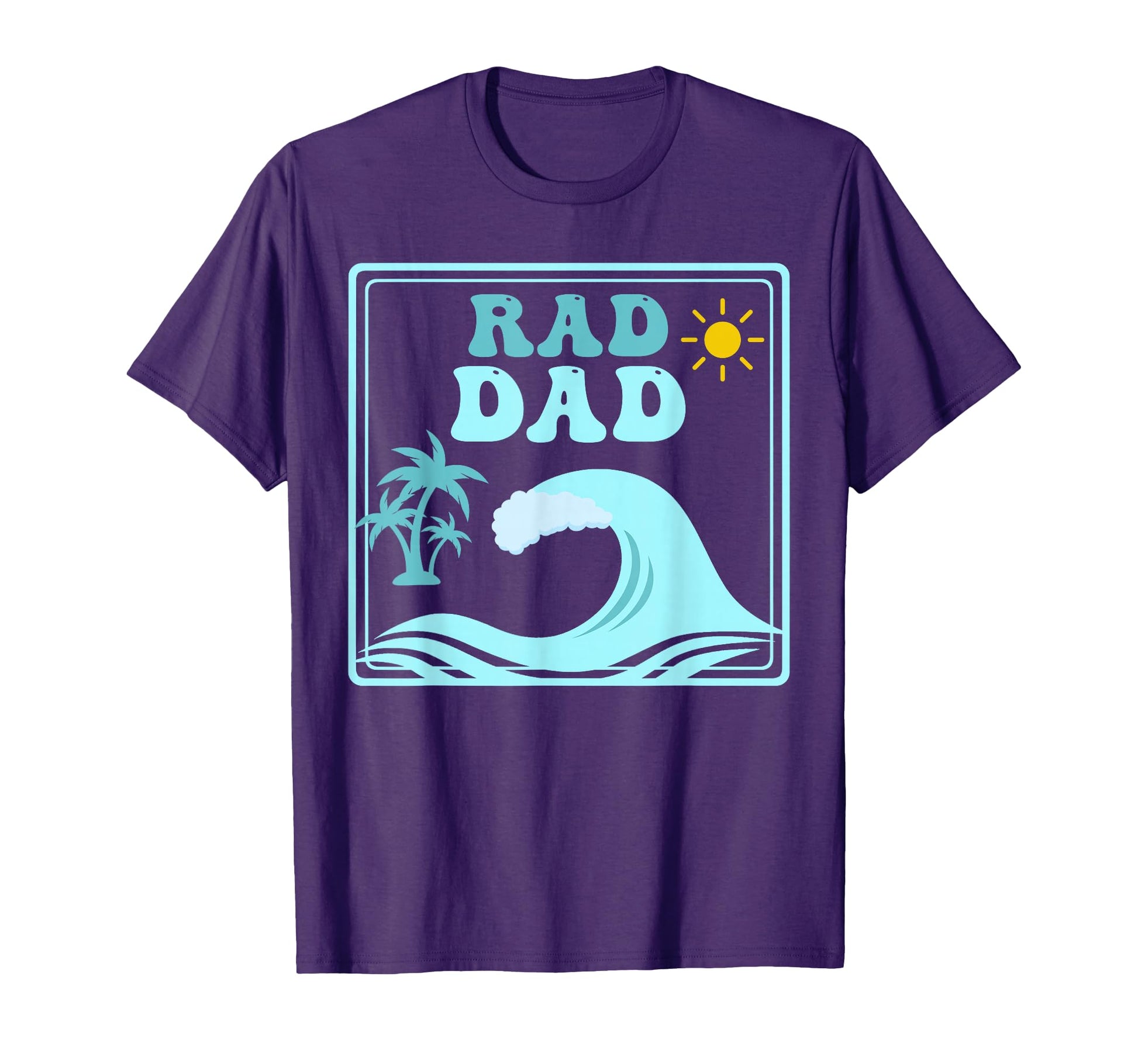 Rad Dad Big One 1St Birthday Surf T-Shirt - Aesthetic Graphic for Adults - T-Shirt, Sweatshirt, Hoodie
