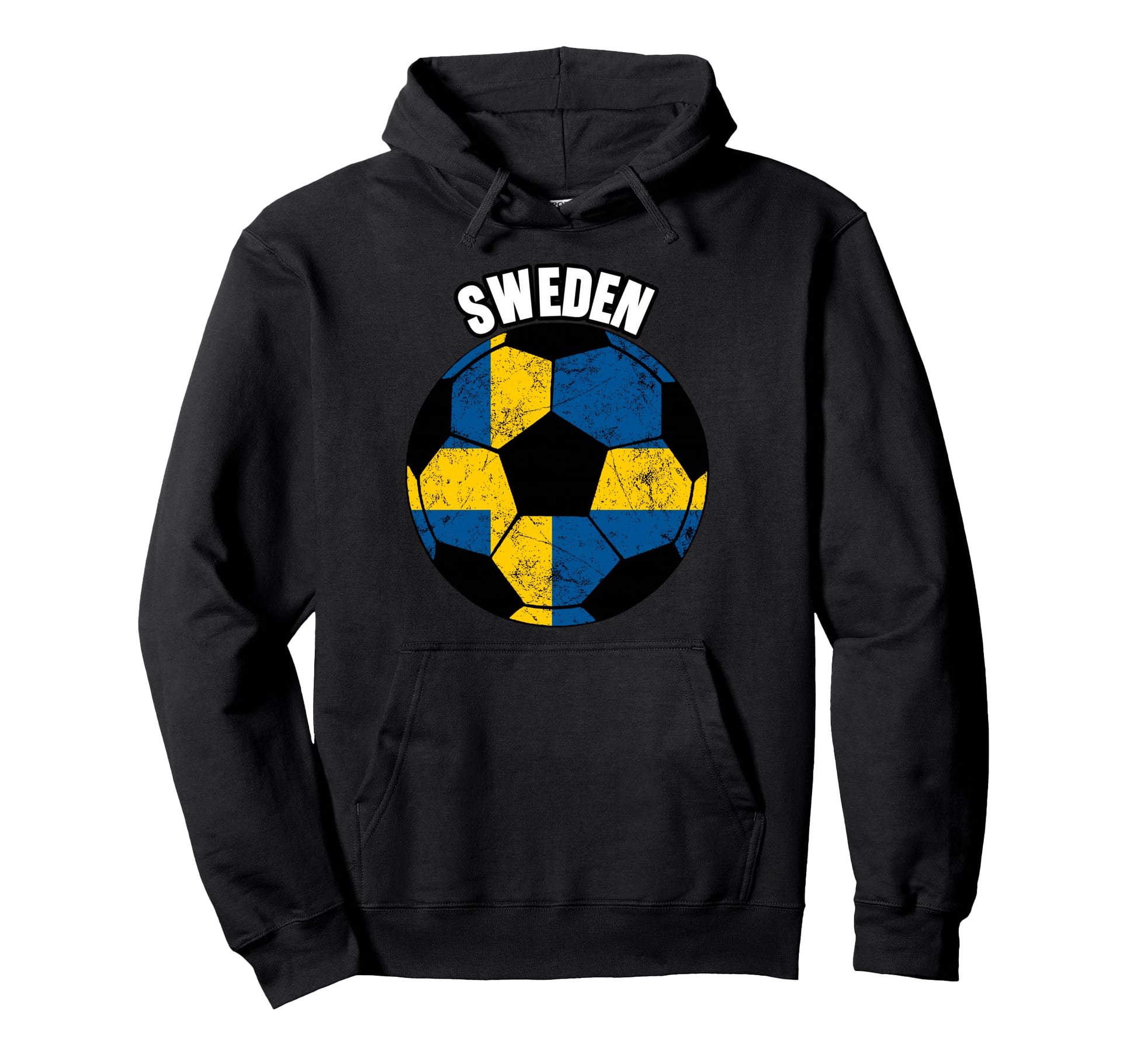 Sweden Soccer Game Player Hoodie - Casual Everyday Wear for Adults - T-Shirt, Sweatshirt, Hoodie