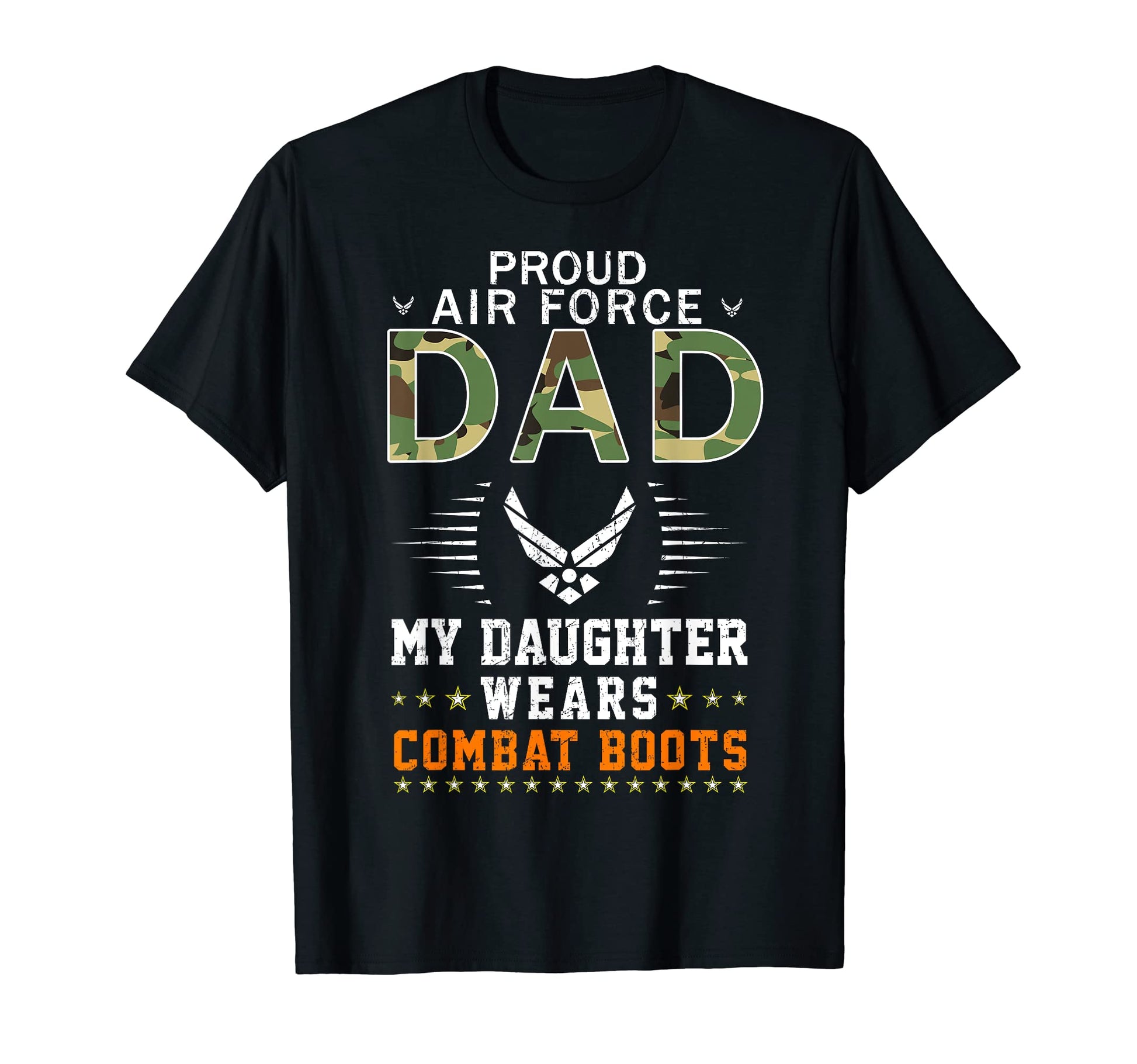 My Daughter Wears Combat Boots Proud T-Shirt - Novelty Apparel for Adults - T-Shirt, Sweatshirt, Hoodie