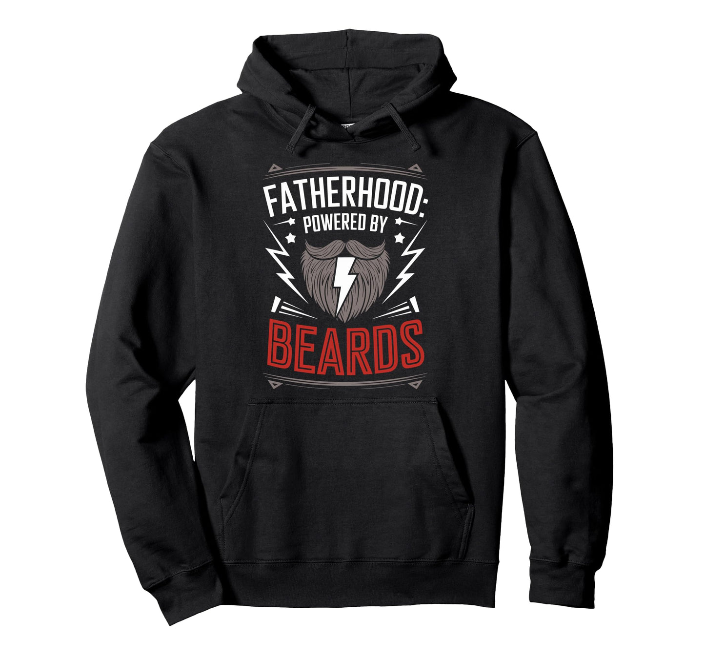Proud Bearded Father Dad And Beard Hoodie - Novelty Apparel Men Women - T-Shirt, Sweatshirt, Hoodie
