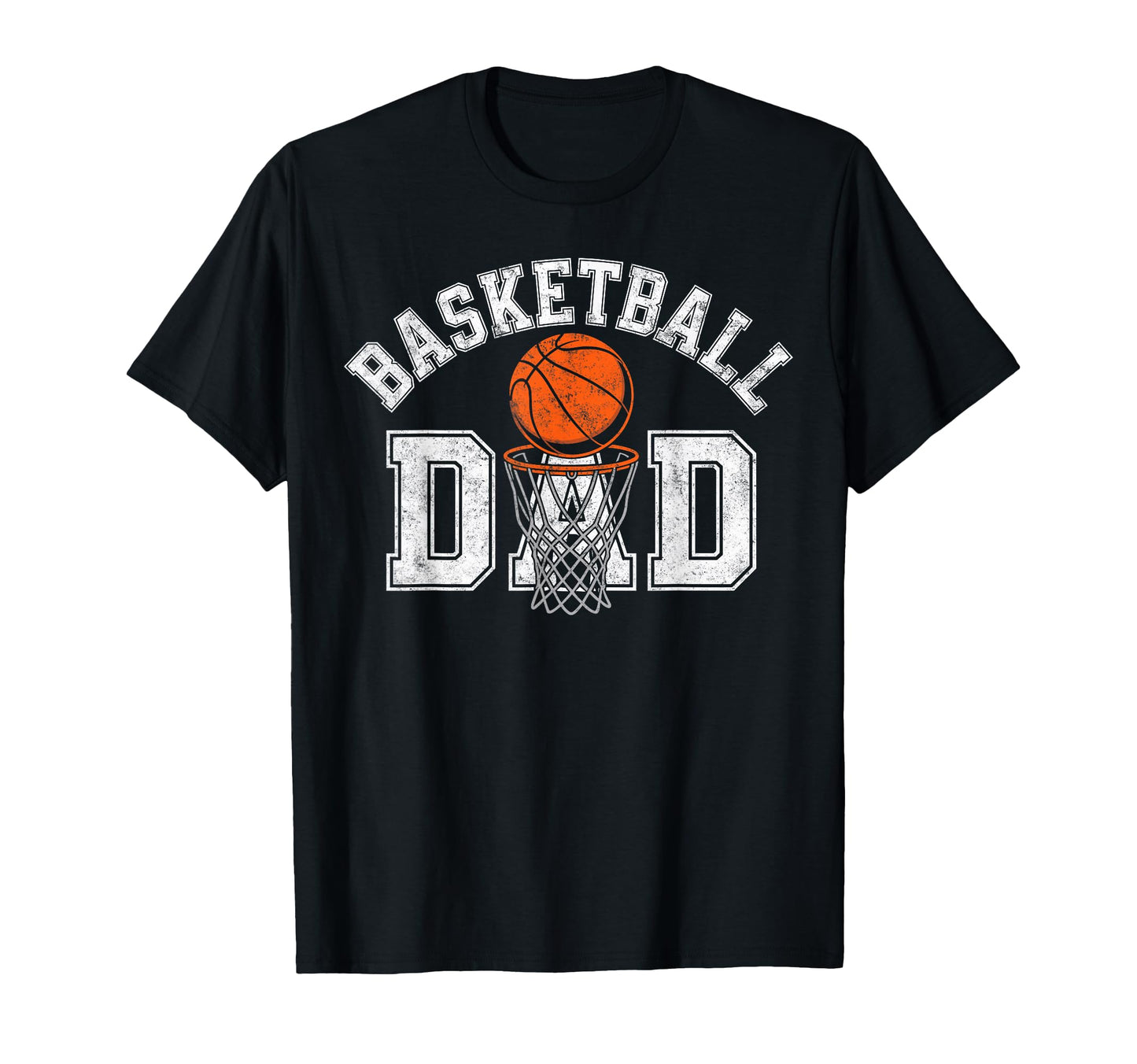 Basketball Player Dad Father Hoops T-Shirt - Minimalist Print Men Women - T-Shirt, Sweatshirt, Hoodie