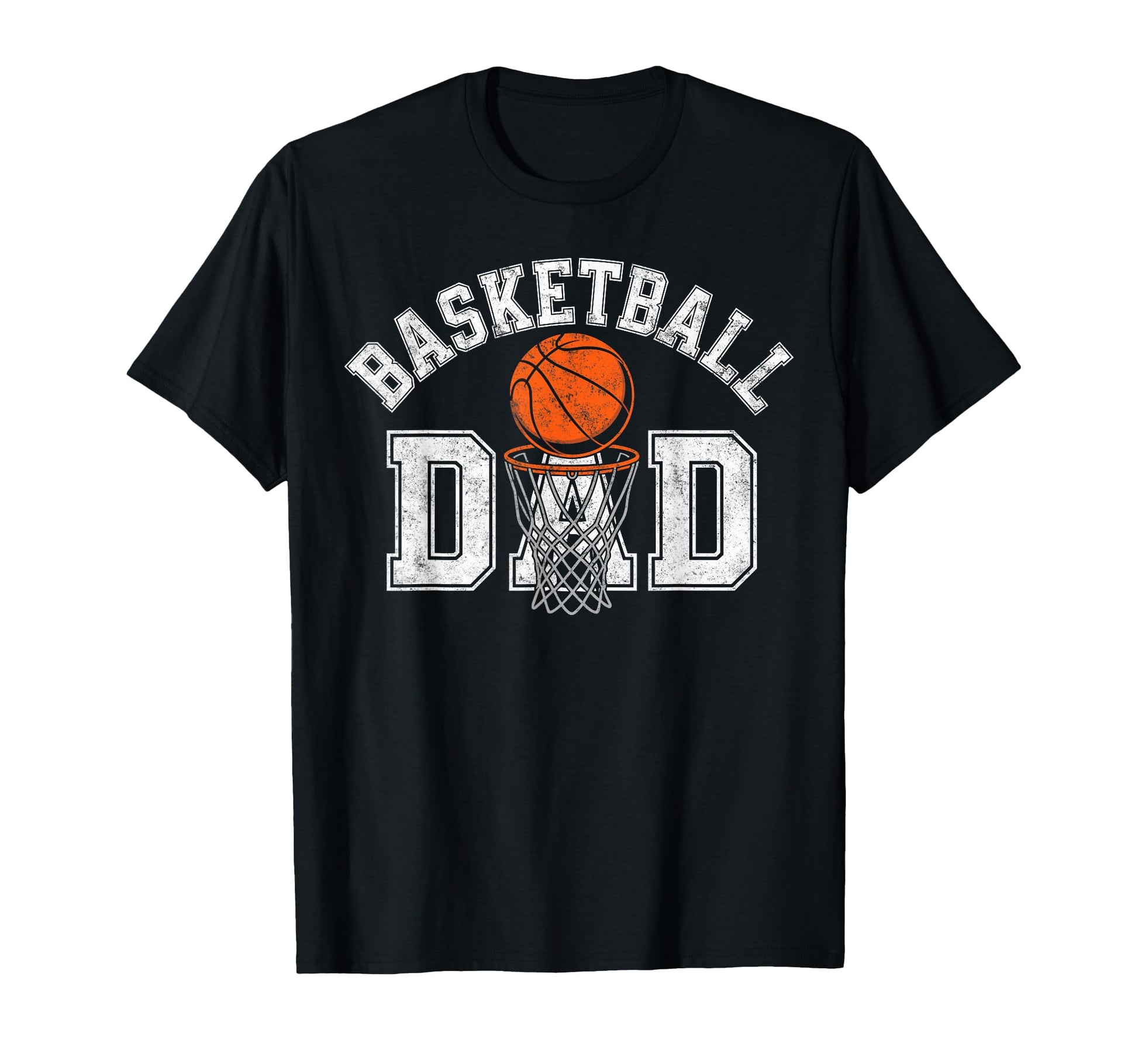 Basketball Player Dad Father Hoops T-Shirt - Minimalist Print Men Women - T-Shirt, Sweatshirt, Hoodie