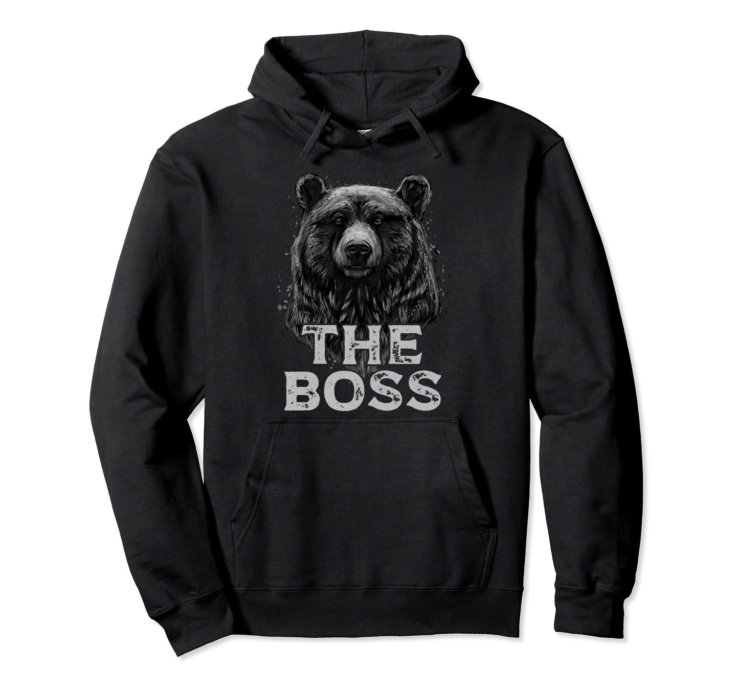 Boss Papa Bear Hoodie - Trendy Graphic Unisex - T-Shirt, Sweatshirt, Hoodie