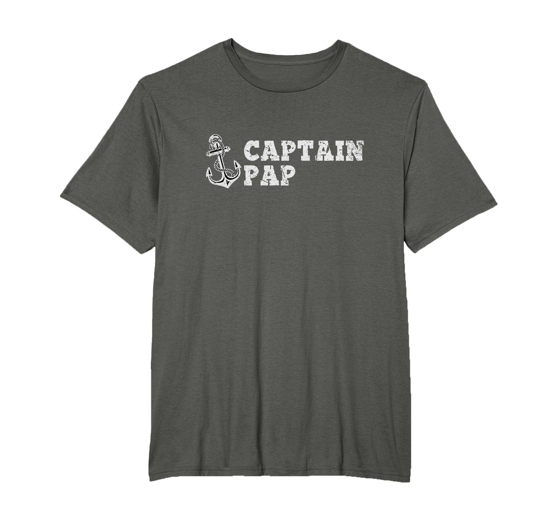 Captain Pap Sailing Boating Boat T-Shirt - Minimalist Print Men Women - T-Shirt, Sweatshirt, Hoodie