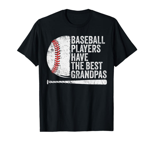 Baseball Player Grandpa And T-Shirt - Aesthetic Graphic for Adults - T-Shirt, Sweatshirt, Hoodie