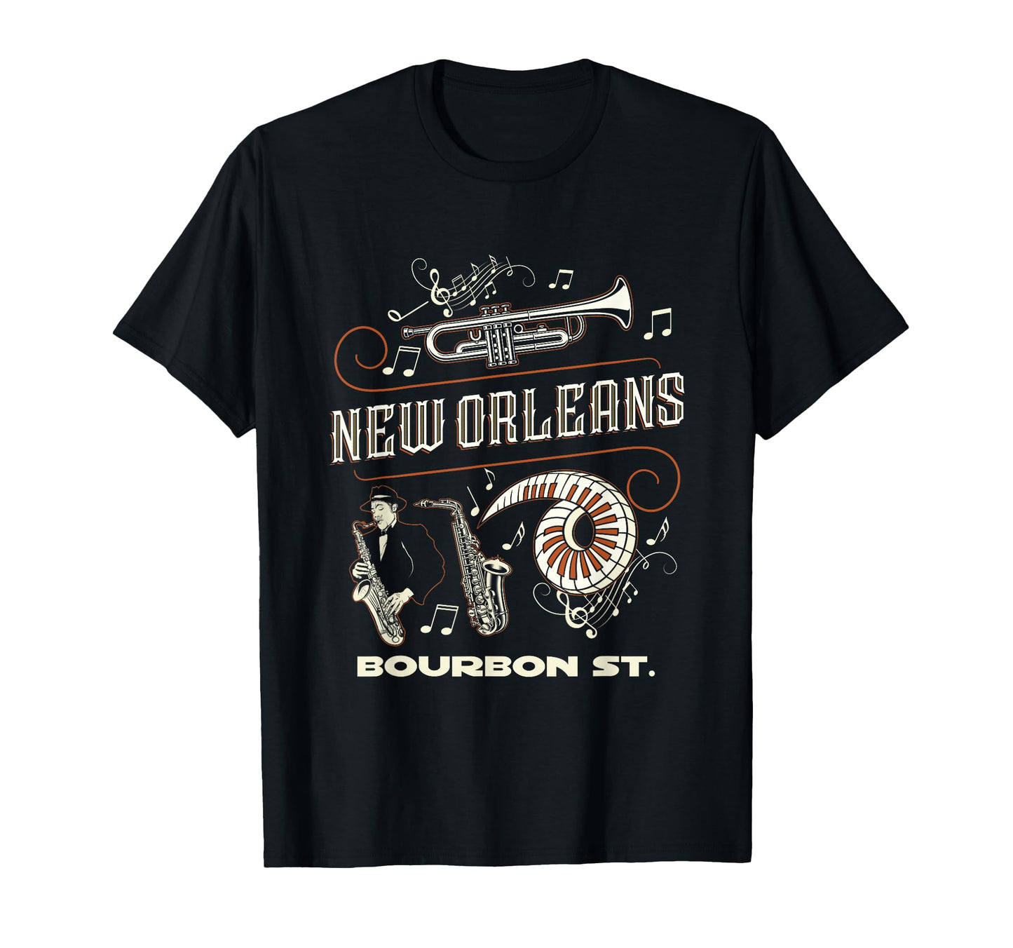 New Orleans Louisiana Jazz Festival Small T-Shirt - Streetwear Style Unisex - T-Shirt, Sweatshirt, Hoodie