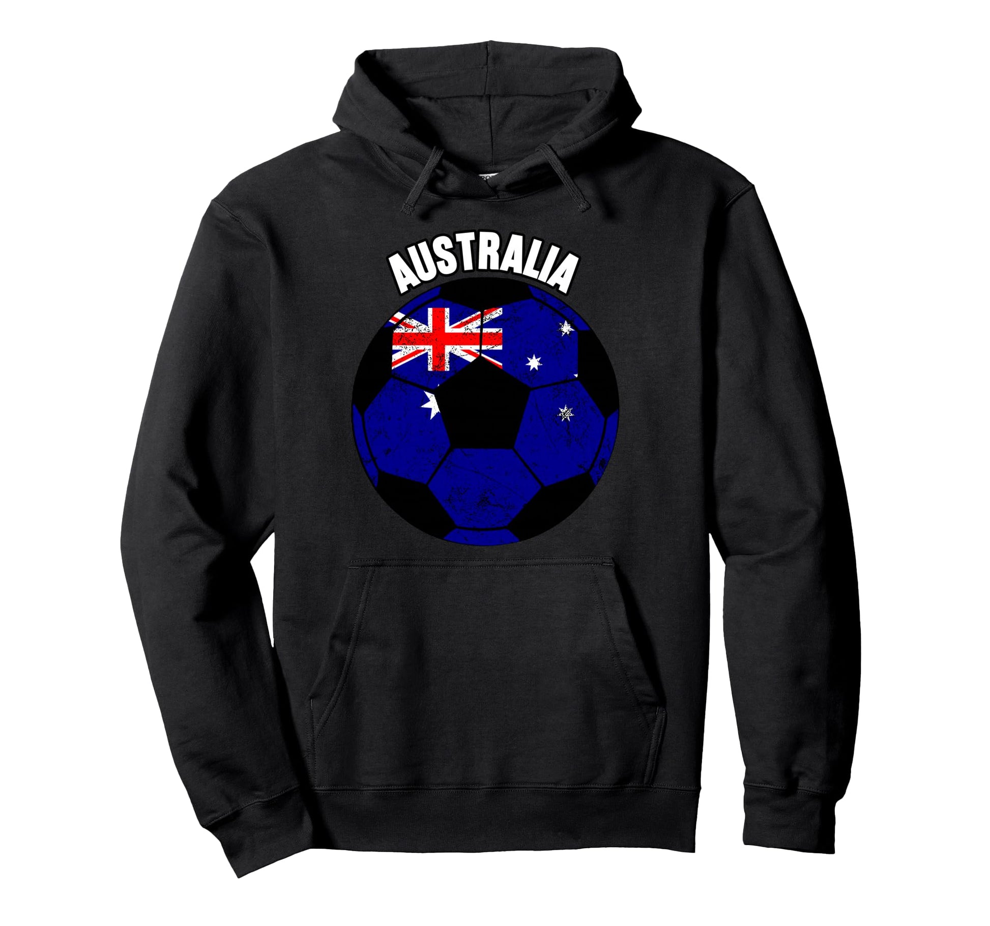Australia Soccer Game Player Football Hoodie - Minimalist Print for Adults - T-Shirt, Sweatshirt, Hoodie