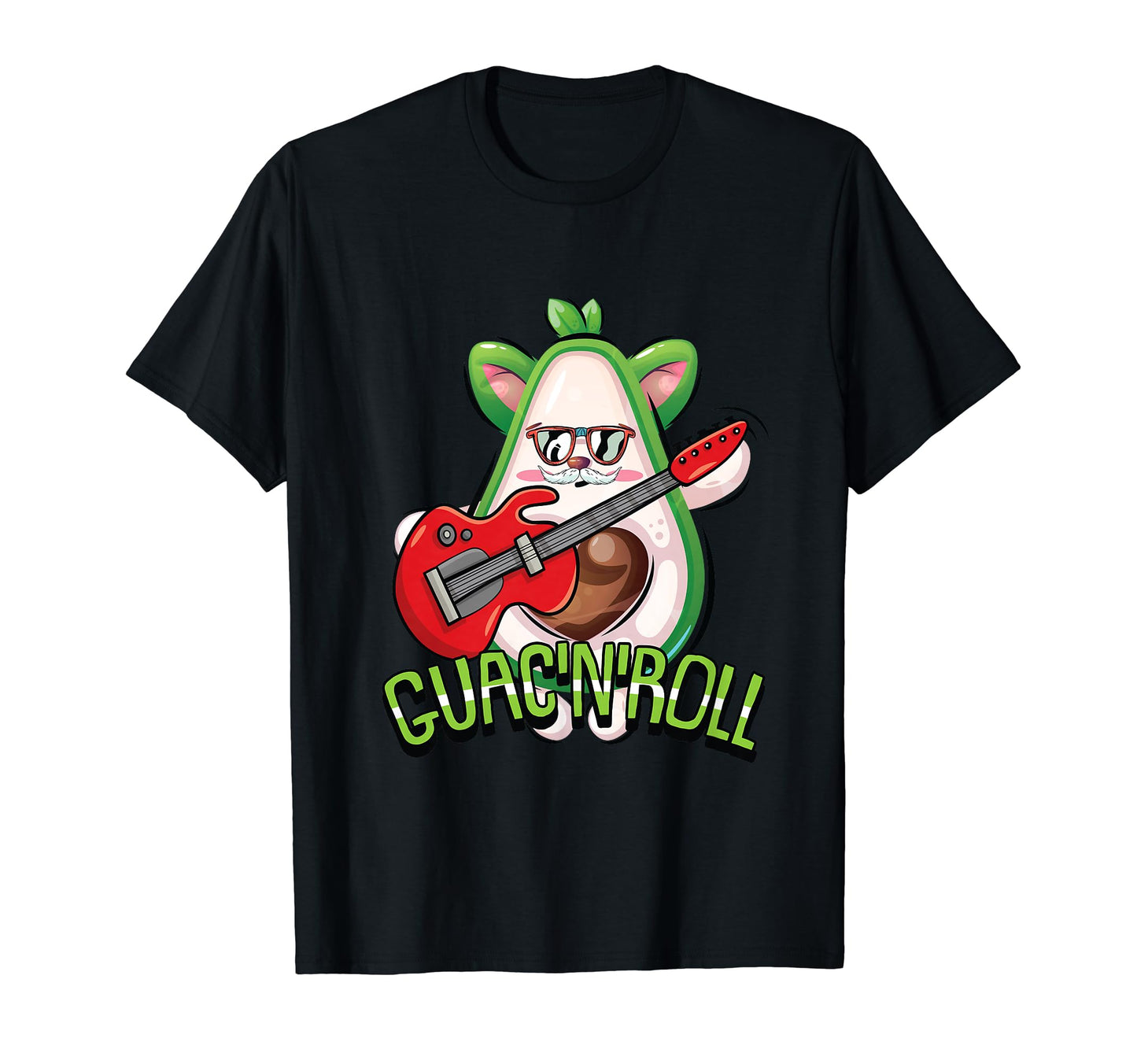 Guac N Roll Fathers Day Funny Guacamole T-Shirt - Novelty Apparel Unisex - T-Shirt, Sweatshirt, Hoodie
