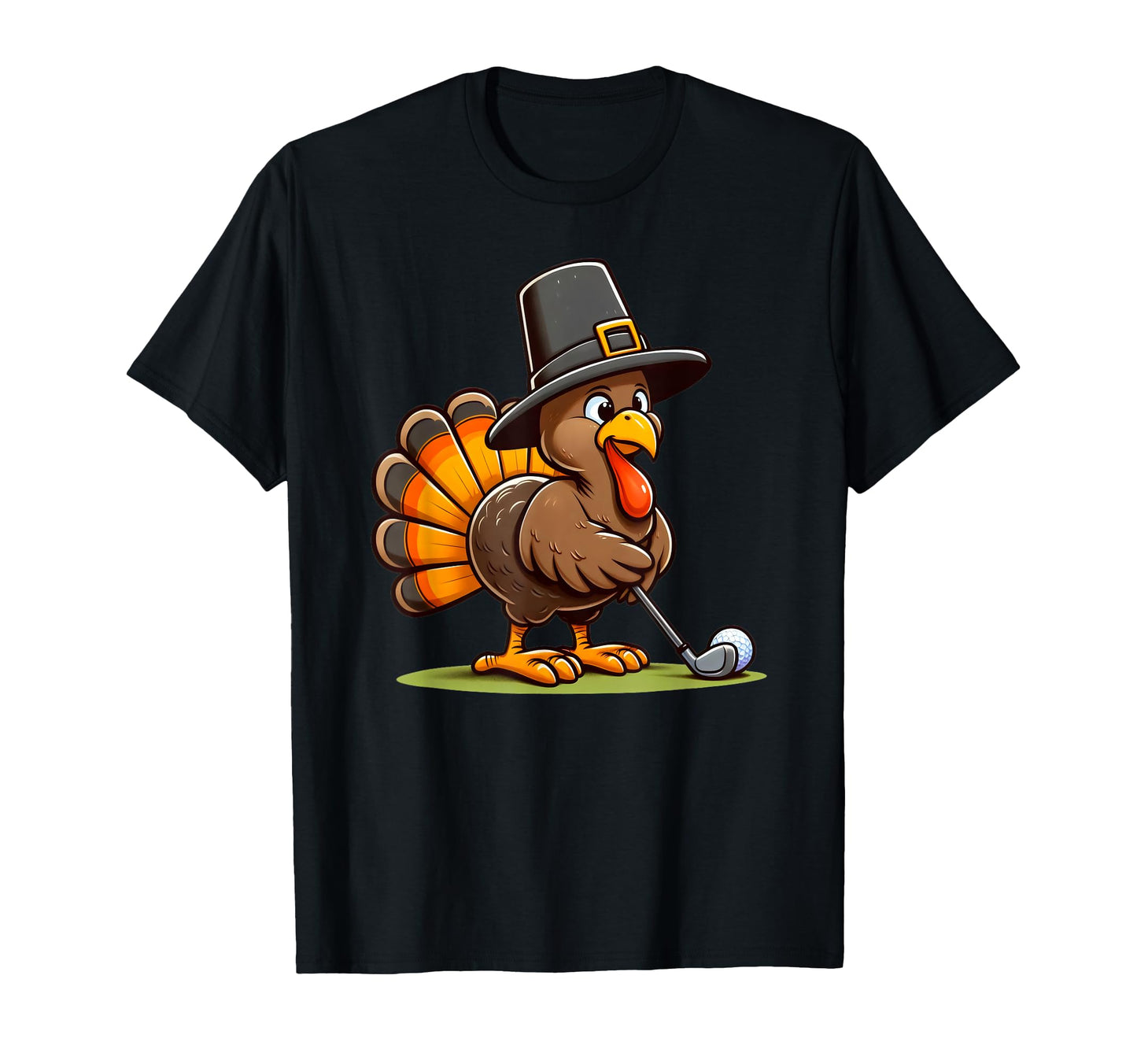 Turkey Golf Thanksgiving Golfer T-Shirt - Aesthetic Graphic for Adults - T-Shirt, Sweatshirt, Hoodie