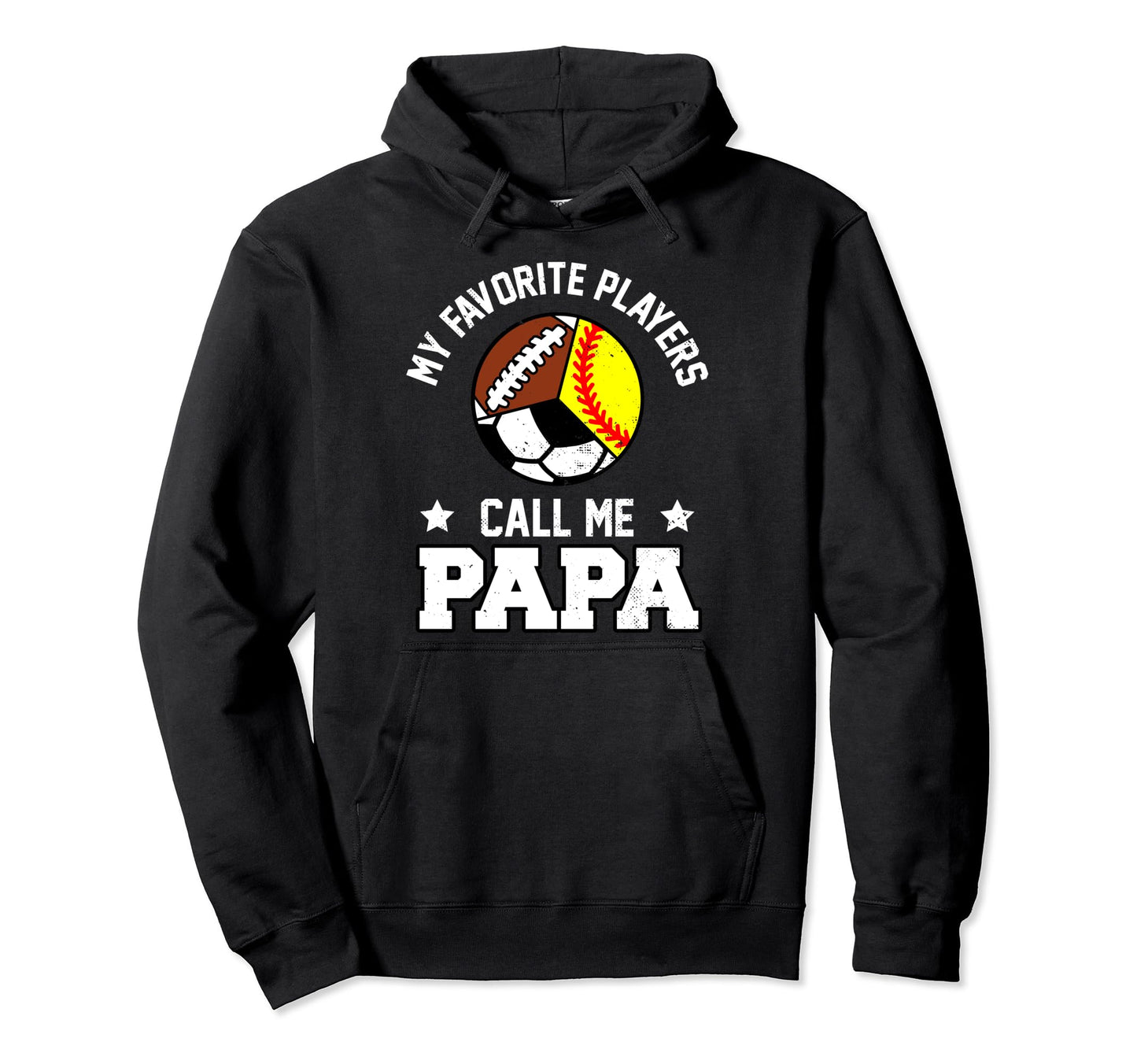 My Favorites Softball Soccer Football Hoodie - Casual Everyday Wear Unisex - T-Shirt, Sweatshirt, Hoodie