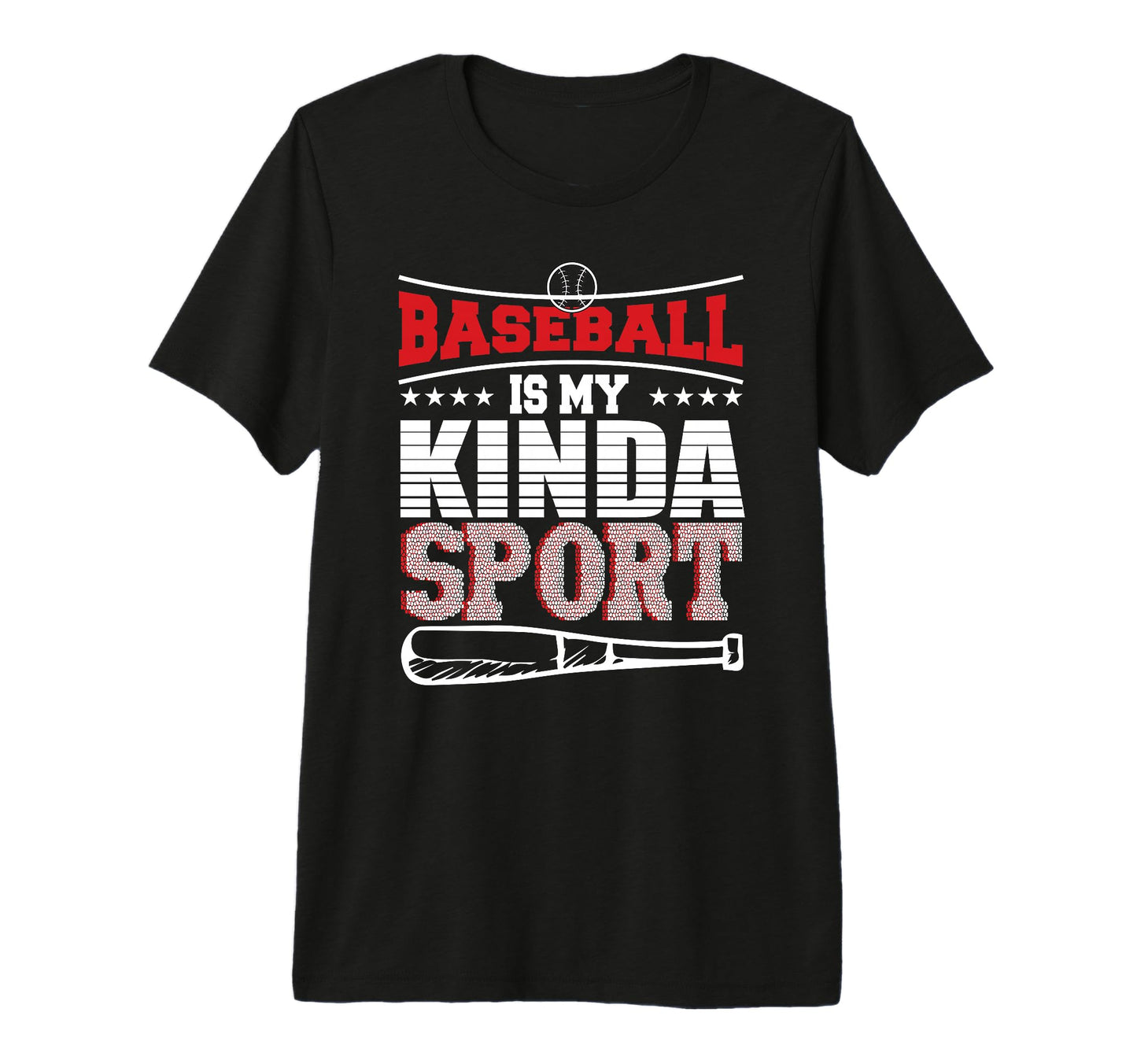 My Kinda Sport Baseball Player T-Shirt - Aesthetic Graphic for Adults - T-Shirt, Sweatshirt, Hoodie