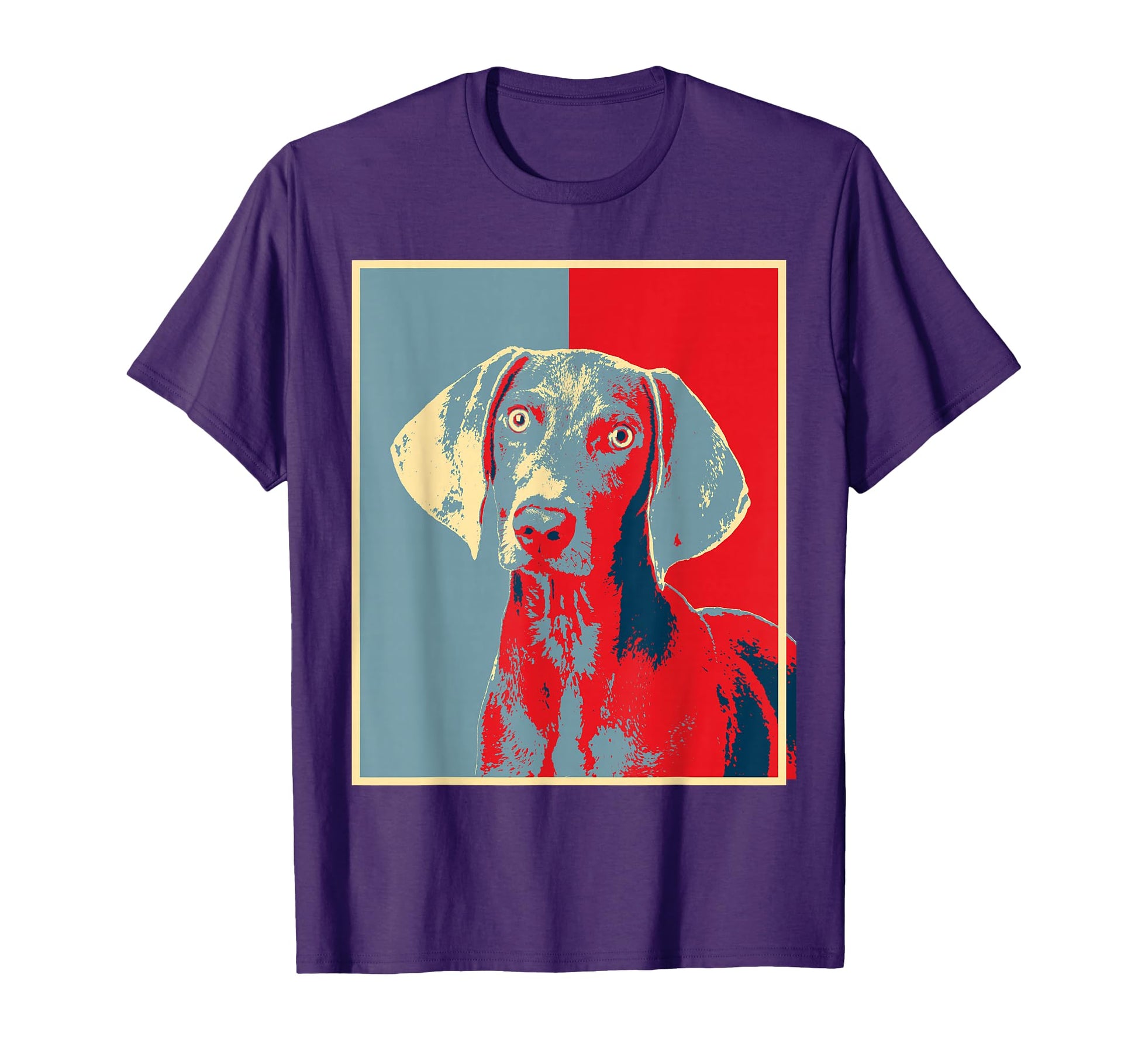 Dog Artwork Weim Silhouette Weimaraner T-Shirt - Trendy Graphic Men Women - T-Shirt, Sweatshirt, Hoodie