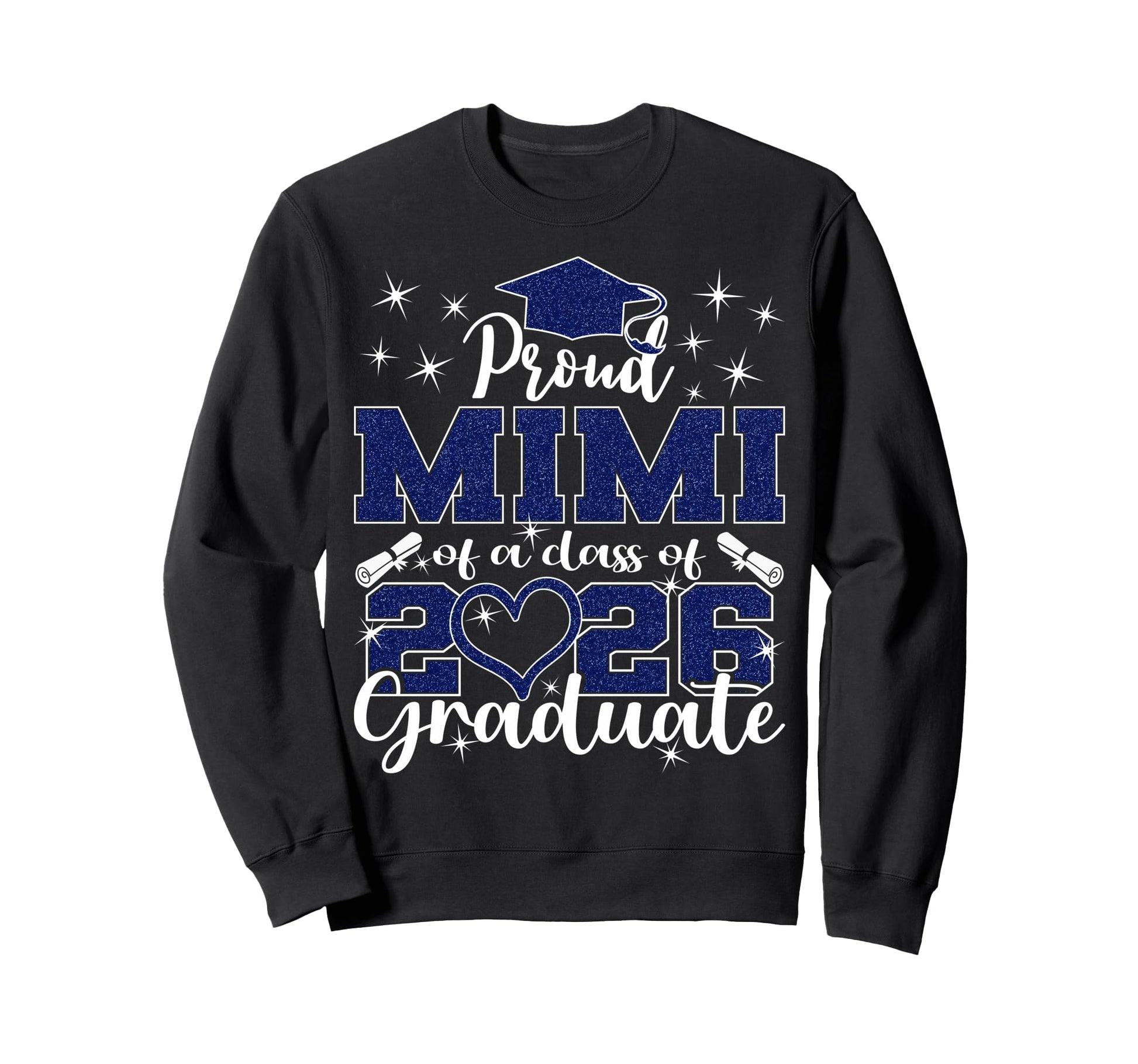 Super Proud Mimi 2026 Graduate Senior Sweatshirt - Unique Graphic Unisex - T-Shirt, Sweatshirt, Hoodie
