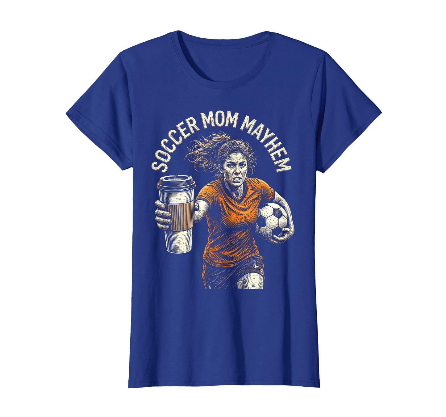 Soccer Mom Mayhem Funny Sports Parent T-Shirt - Unique Graphic for Adults - T-Shirt, Sweatshirt, Hoodie