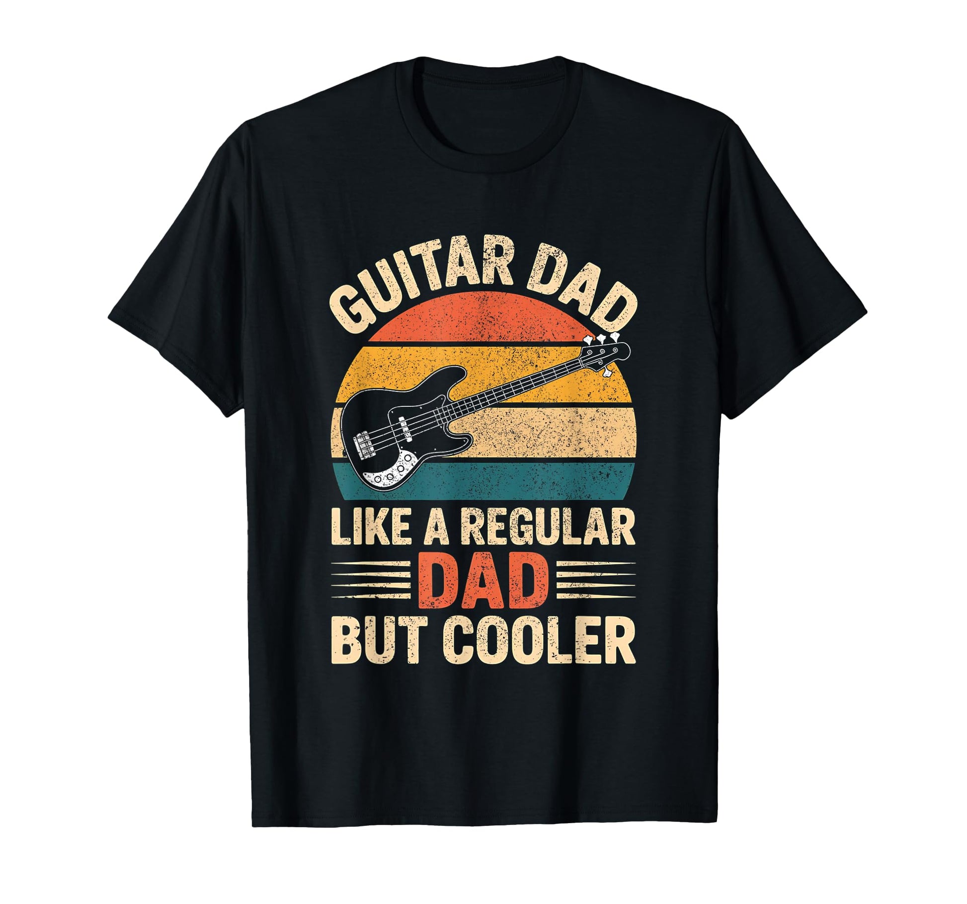 Fathers Day Guitar Dad Guitar Player T-Shirt - Custom Art Print Unisex - T-Shirt, Sweatshirt, Hoodie