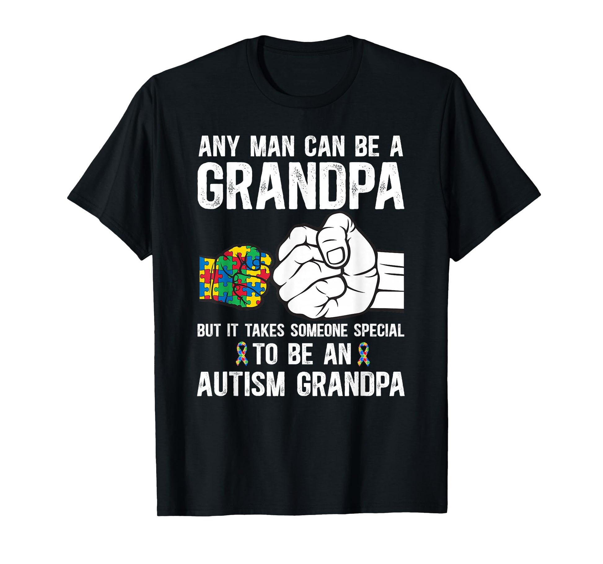 To Be Autism Grandpa Autism Warrior T-Shirt - Trendy Graphic for Adults - T-Shirt, Sweatshirt, Hoodie
