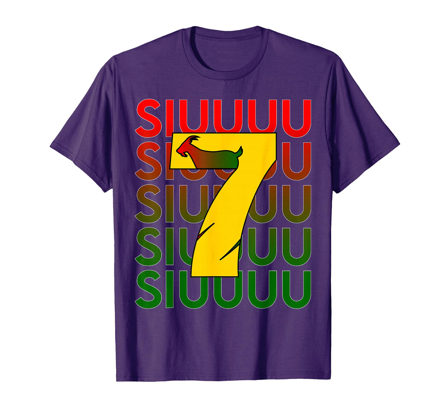 Siuuuu Goat Soccer Soccer Player T-Shirt - Custom Art Print Men Women - T-Shirt, Sweatshirt, Hoodie