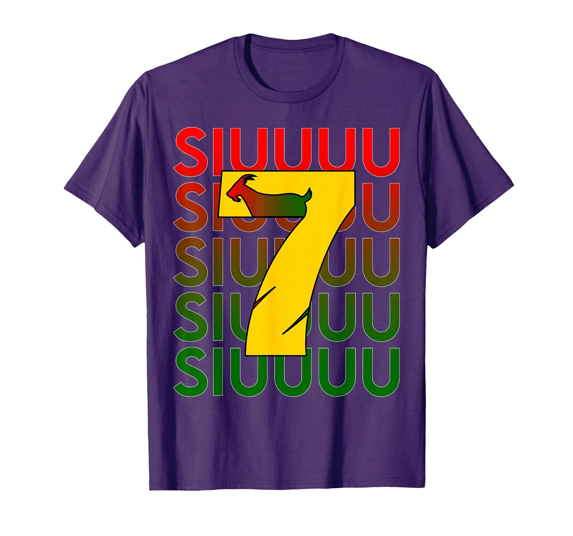 Siuuuu Goat Soccer Soccer Player T-Shirt - Custom Art Print Men Women - T-Shirt, Sweatshirt, Hoodie