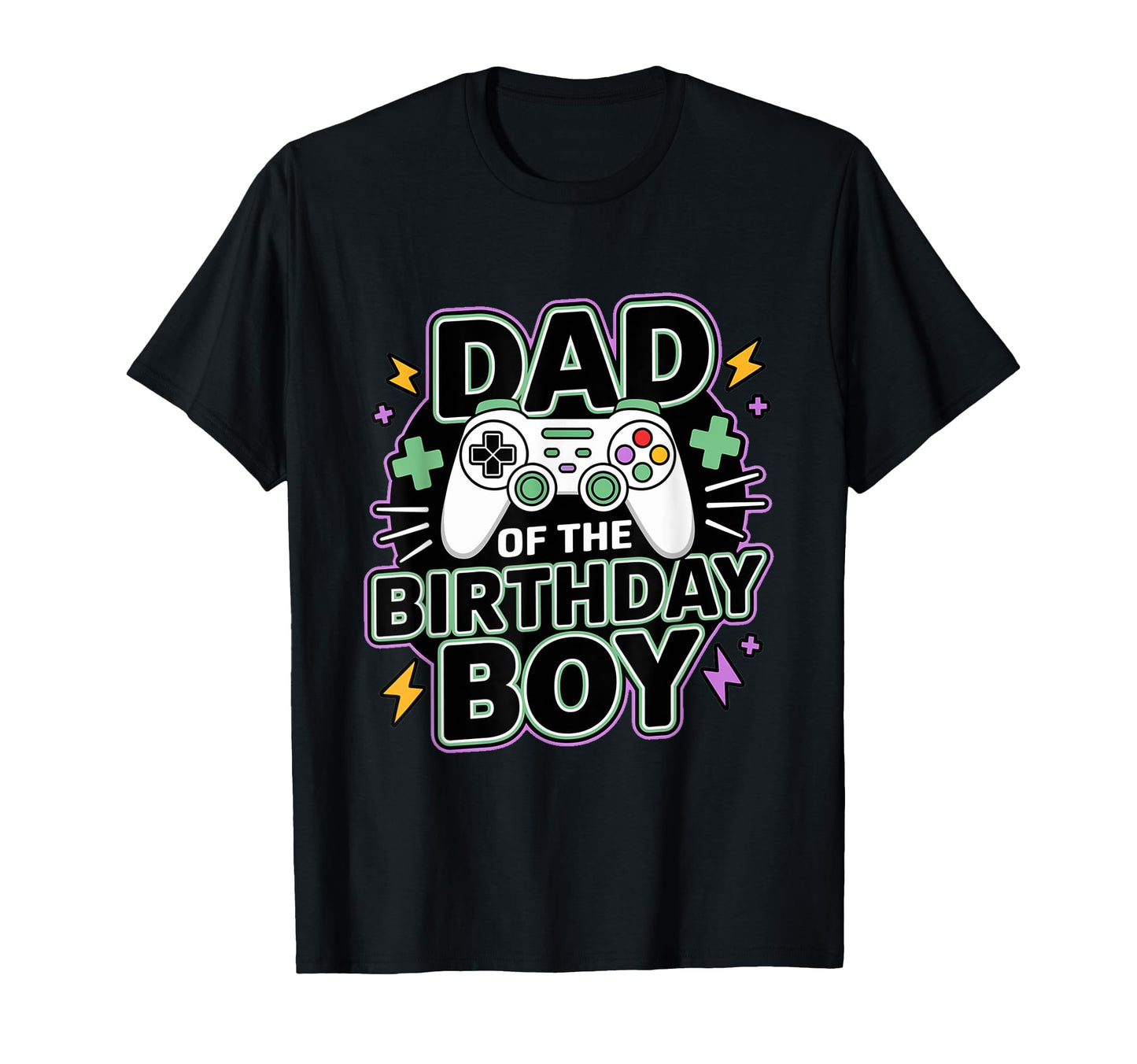 Dad Birthday Matching Video Gamer T-Shirt - Unique Graphic for Adults - T-Shirt, Sweatshirt, Hoodie