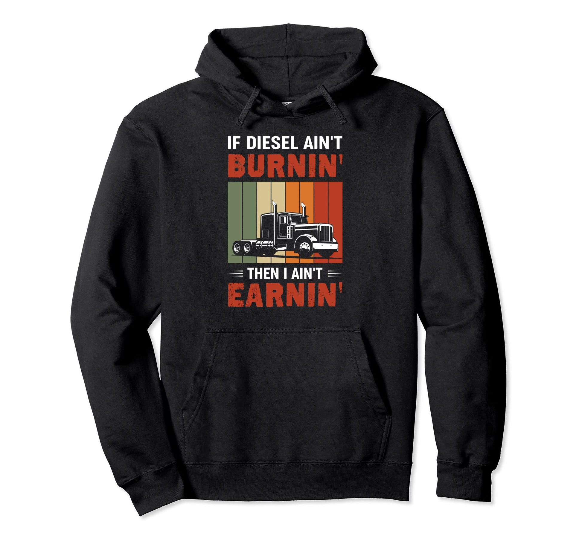 Trucker Diesel Truckers Dad Driver Hoodie - Streetwear Style Men Women - T-Shirt, Sweatshirt, Hoodie