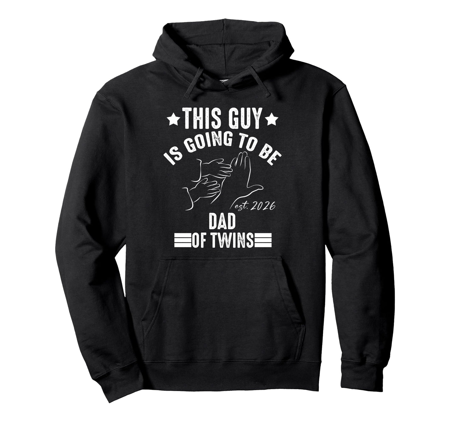 This Guy Is Going To Be Dad Twins Hoodie - Minimalist Print for Adults - T-Shirt, Sweatshirt, Hoodie