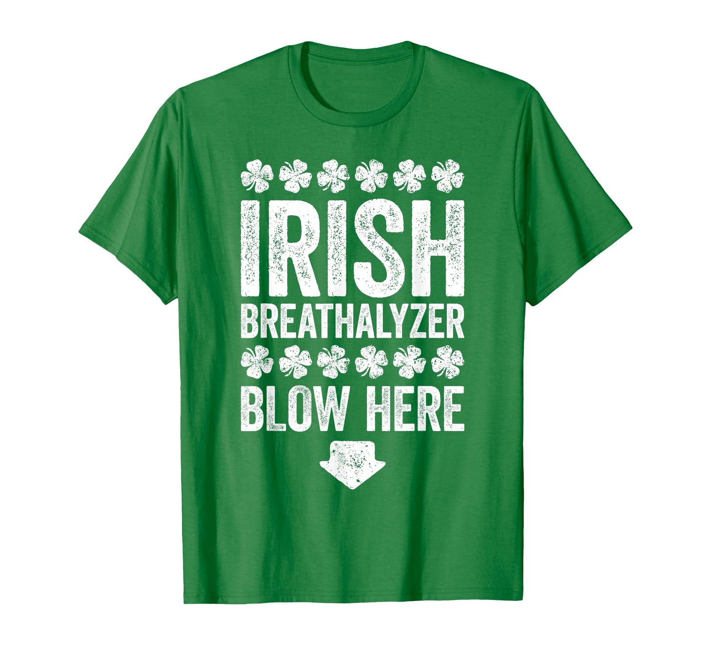 Irish Breathalyzer Blow Here St T-Shirt - Minimalist Print for Adults - T-Shirt, Sweatshirt, Hoodie