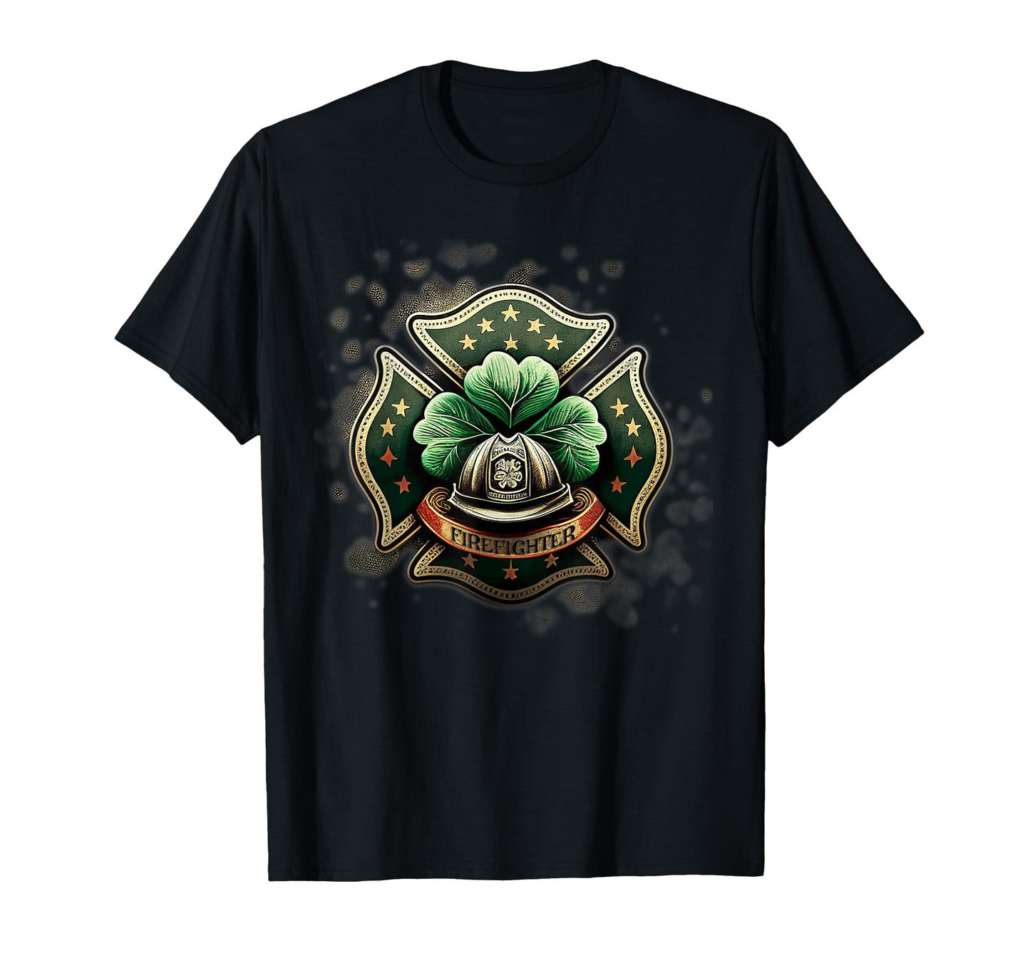 Shamrock Irish Firefighter St Patricks Usa T-Shirt - Trendy Graphic Unisex - T-Shirt, Sweatshirt, Hoodie