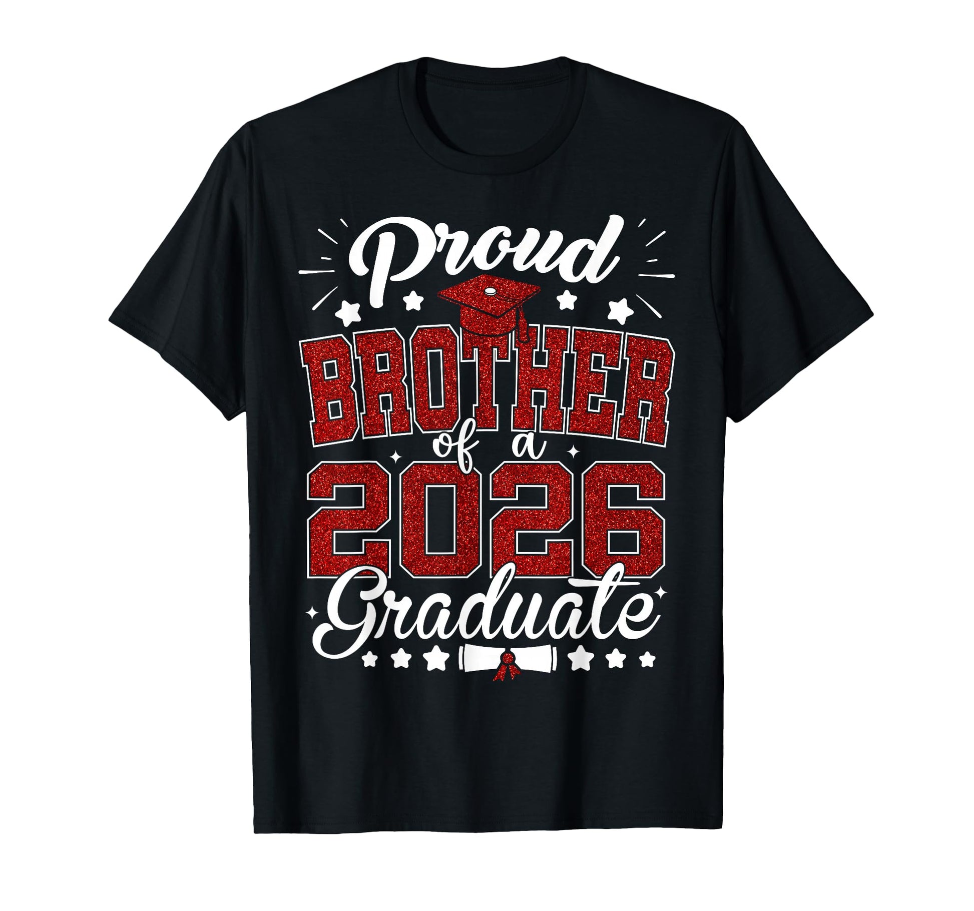 Proud Brother 2026 Graduate Senior 2026 T-Shirt - Minimalist Print Unisex - T-Shirt, Sweatshirt, Hoodie