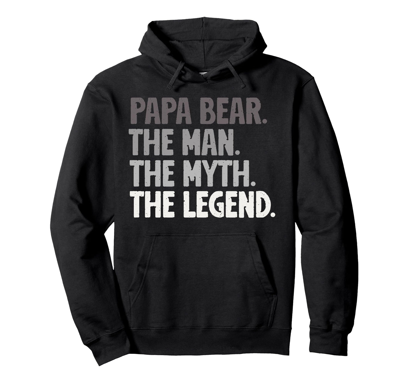 Papa Bear Lover Father Dad Parent Hoodie - Streetwear Style Men Women - T-Shirt, Sweatshirt, Hoodie