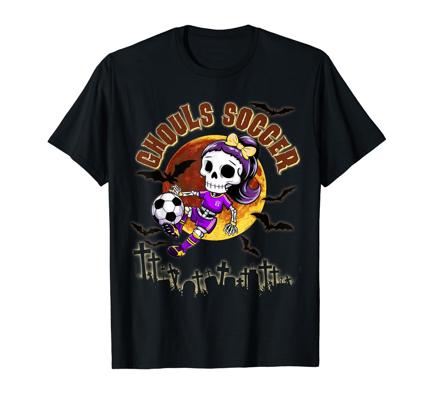 Halloween Soccer Teen October Trick Or T-Shirt - Novelty Apparel Unisex - T-Shirt, Sweatshirt, Hoodie