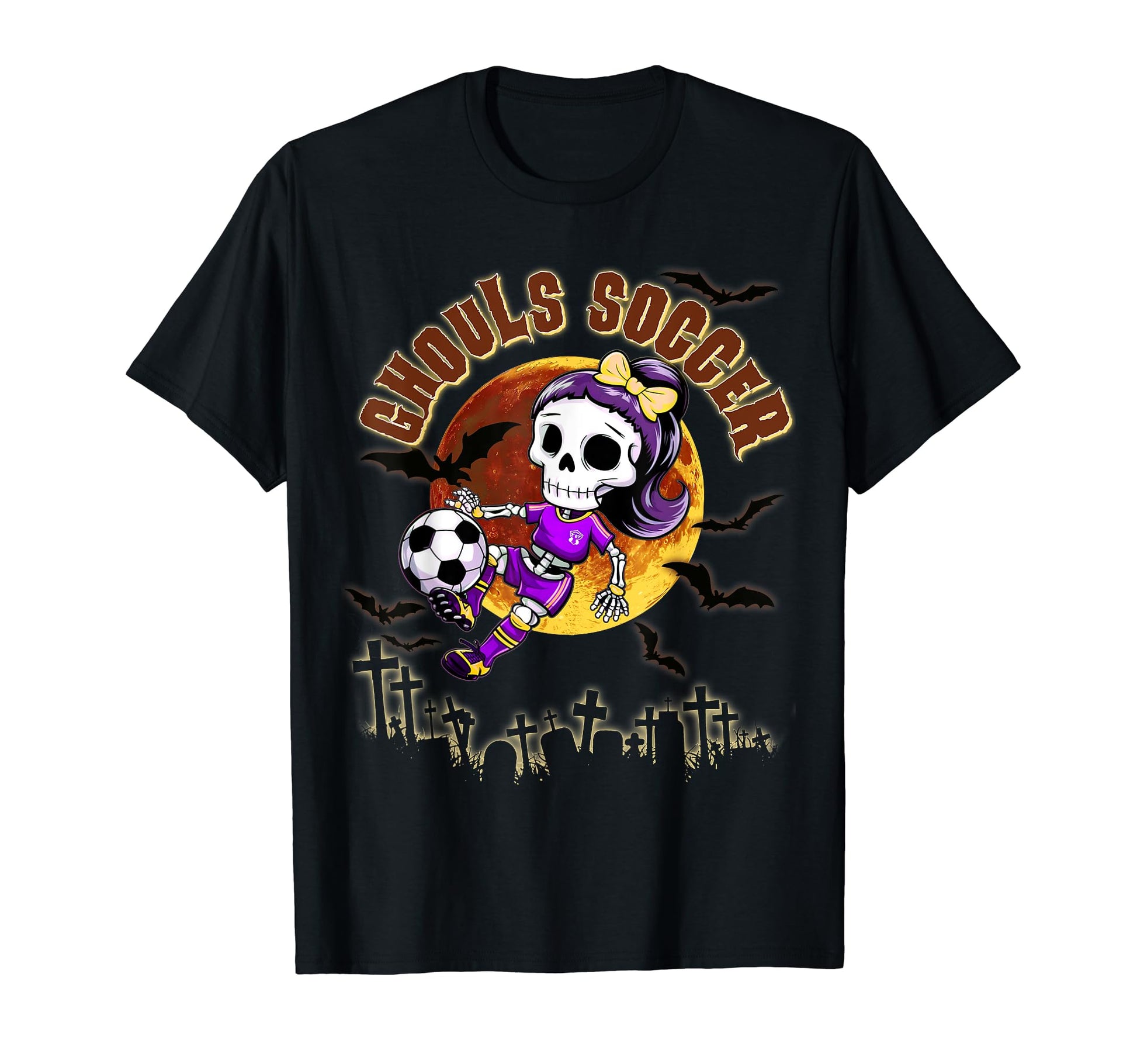 Halloween Soccer Teen October Trick Or T-Shirt - Novelty Apparel Unisex - T-Shirt, Sweatshirt, Hoodie
