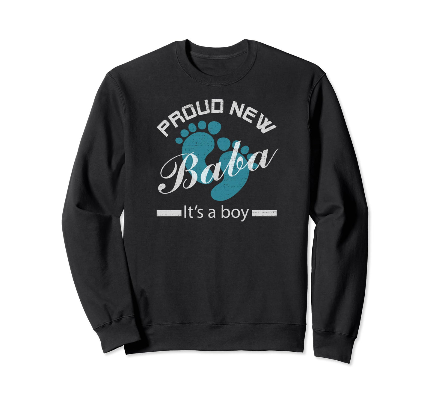 First Time Dad Funny Proud New Sweatshirt - Minimalist Print for Adults - T-Shirt, Sweatshirt, Hoodie