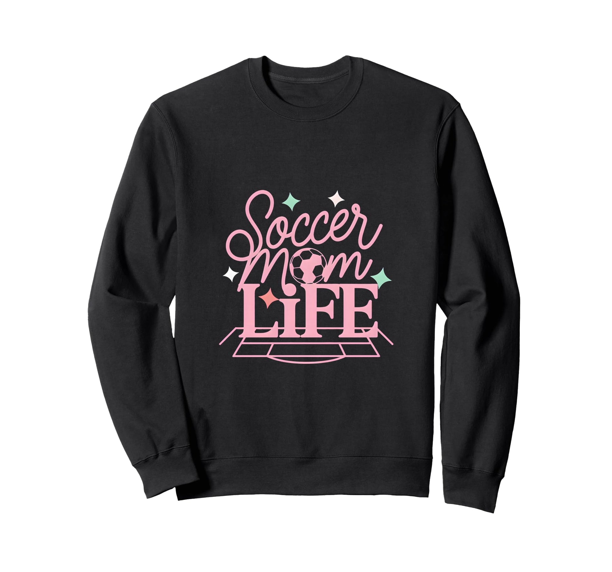 Soccer Mom Life Proud Sideline Support Sweatshirt - Minimalist Print Unisex - T-Shirt, Sweatshirt, Hoodie