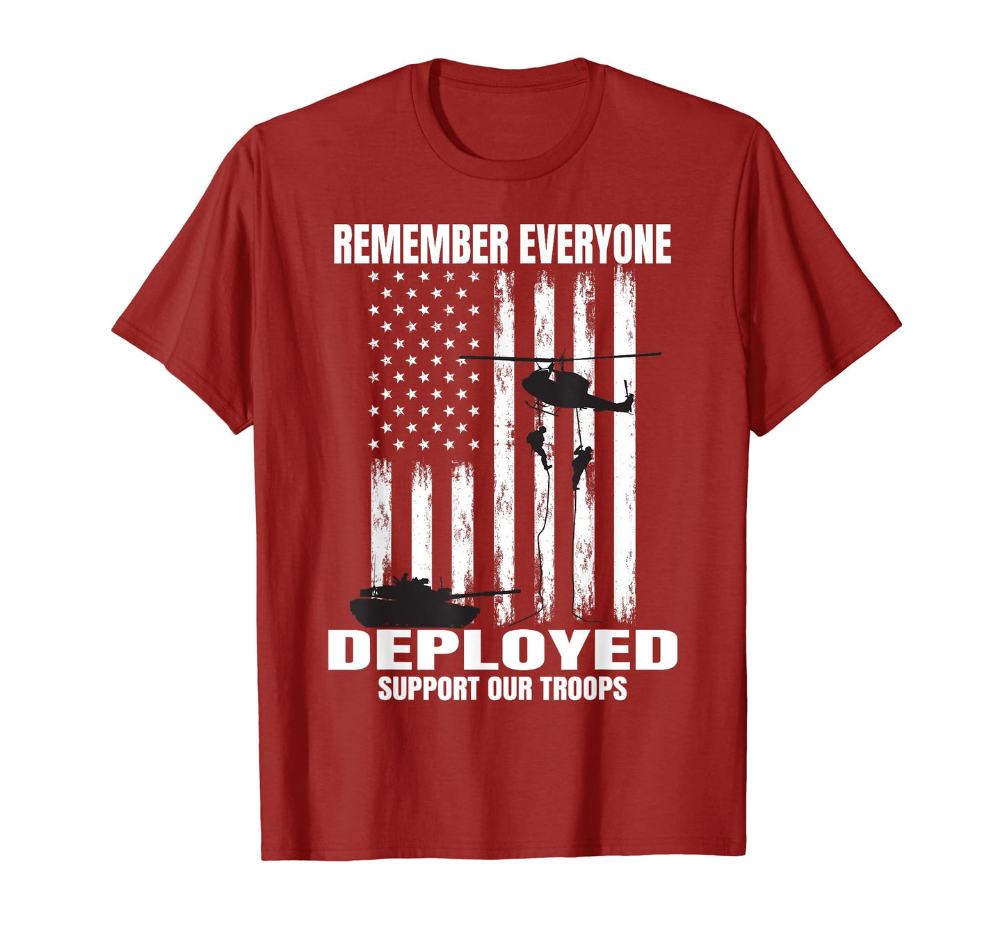 Red Fridays Military Support Remember T-Shirt - Minimalist Print Men Women - T-Shirt, Sweatshirt, Hoodie