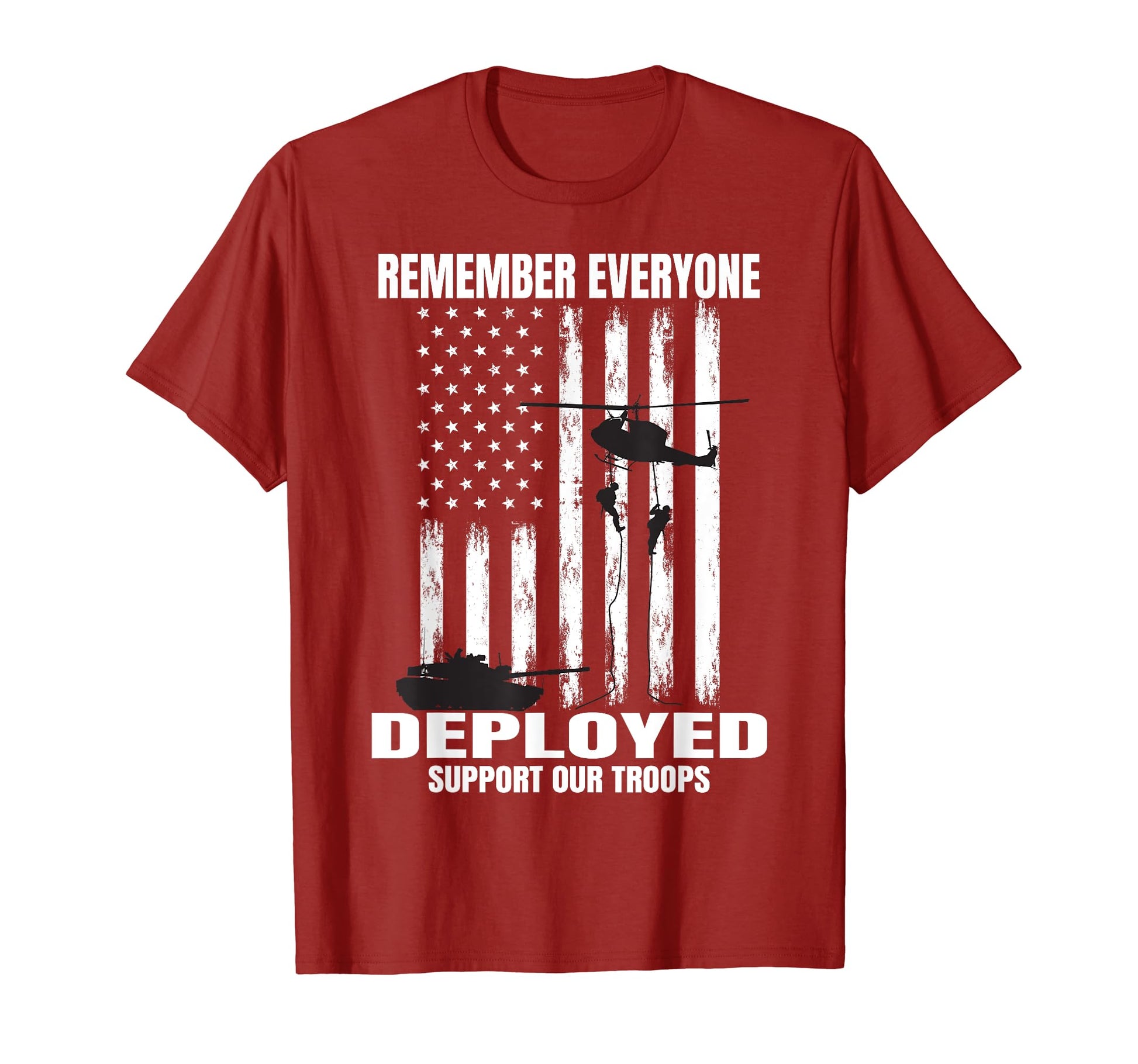 Red Fridays Military Support Remember T-Shirt - Minimalist Print Men Women - T-Shirt, Sweatshirt, Hoodie