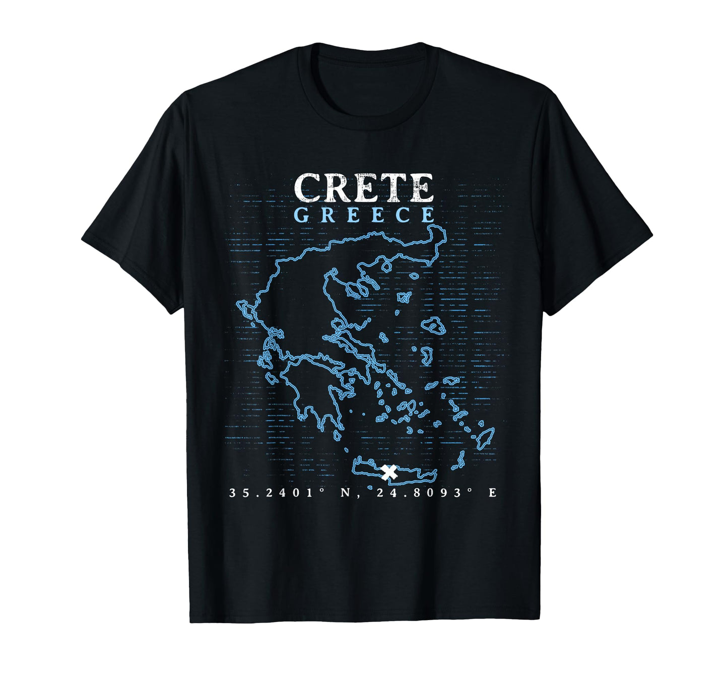 Greece Crete T-Shirt - Unique Graphic Unisex - T-Shirt, Sweatshirt, Hoodie