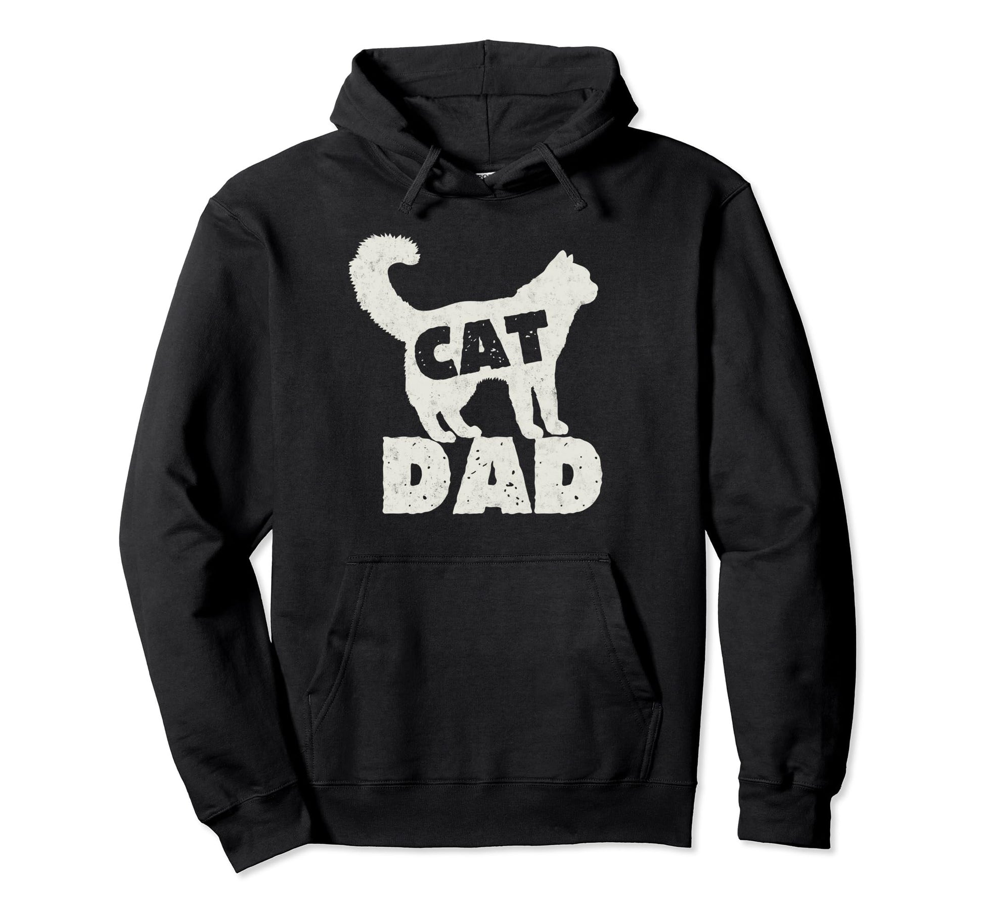 Cat Dad Fathers Day Grandpa Cats Lover Hoodie - Unique Graphic Men Women - T-Shirt, Sweatshirt, Hoodie