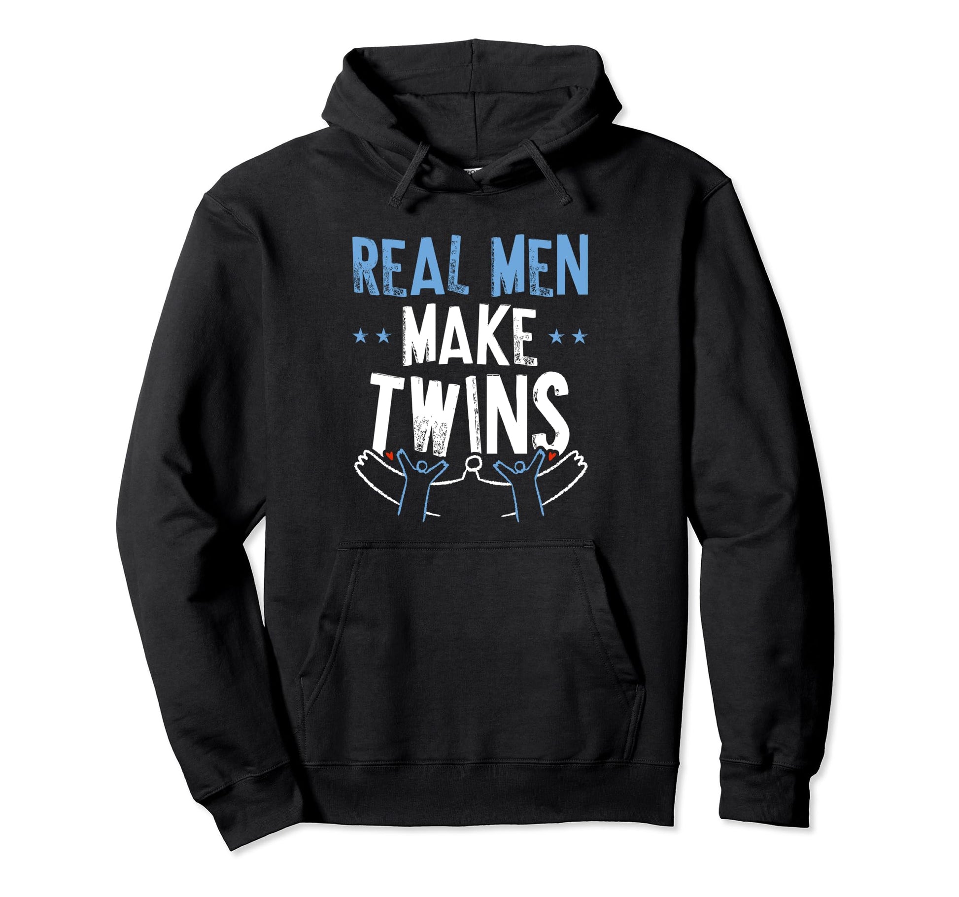 Twin Dad Real Make Twins Dad Twins Hoodie - Minimalist Print Unisex - T-Shirt, Sweatshirt, Hoodie