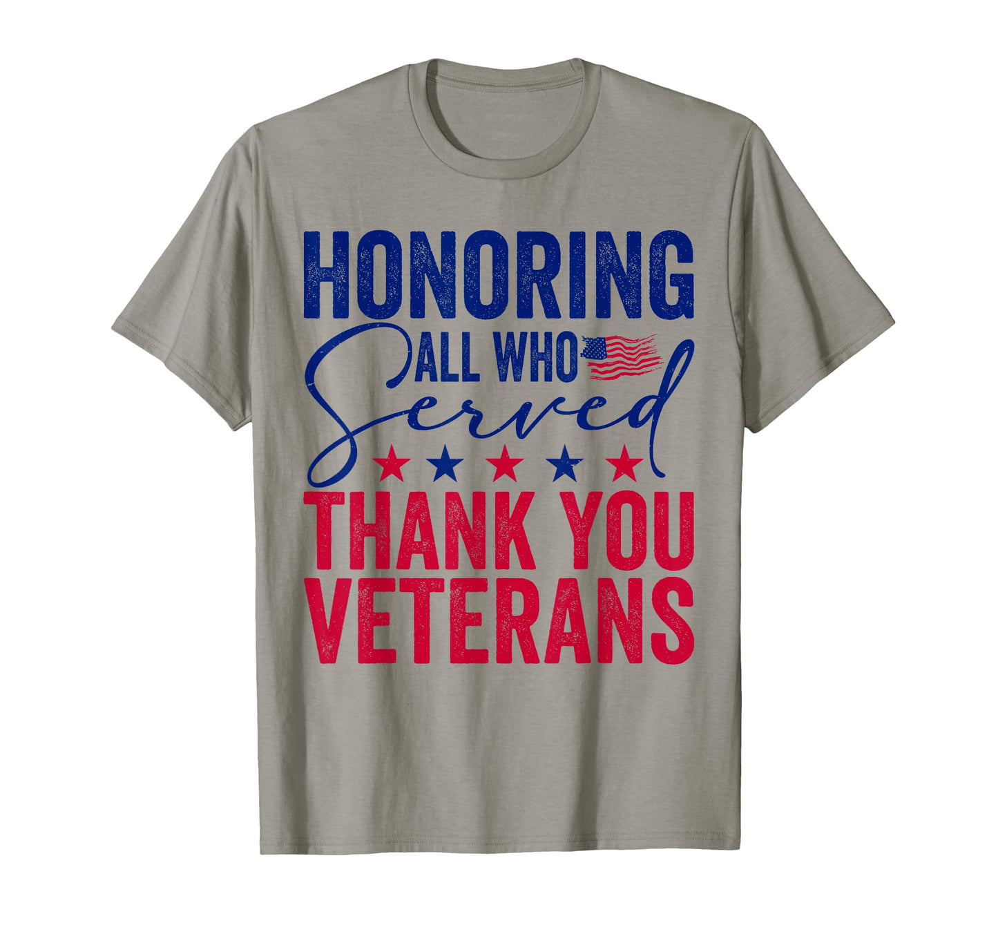 Honoring All Who Served Thank You T-Shirt - Custom Art Print for Adults - T-Shirt, Sweatshirt, Hoodie