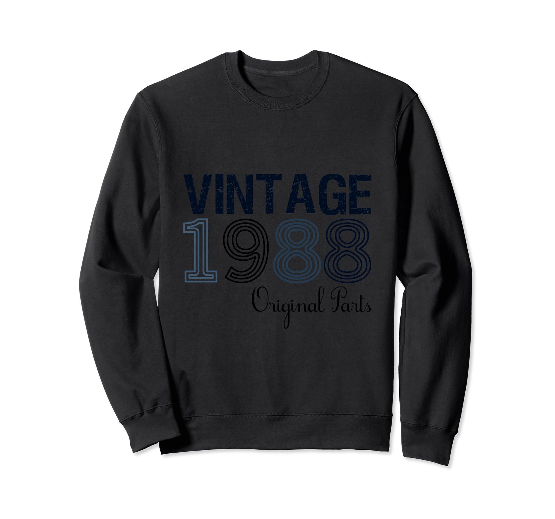 Year 1988 Gift Birthday Mom Dad Sweatshirt - Minimalist Print for Adults - T-Shirt, Sweatshirt, Hoodie