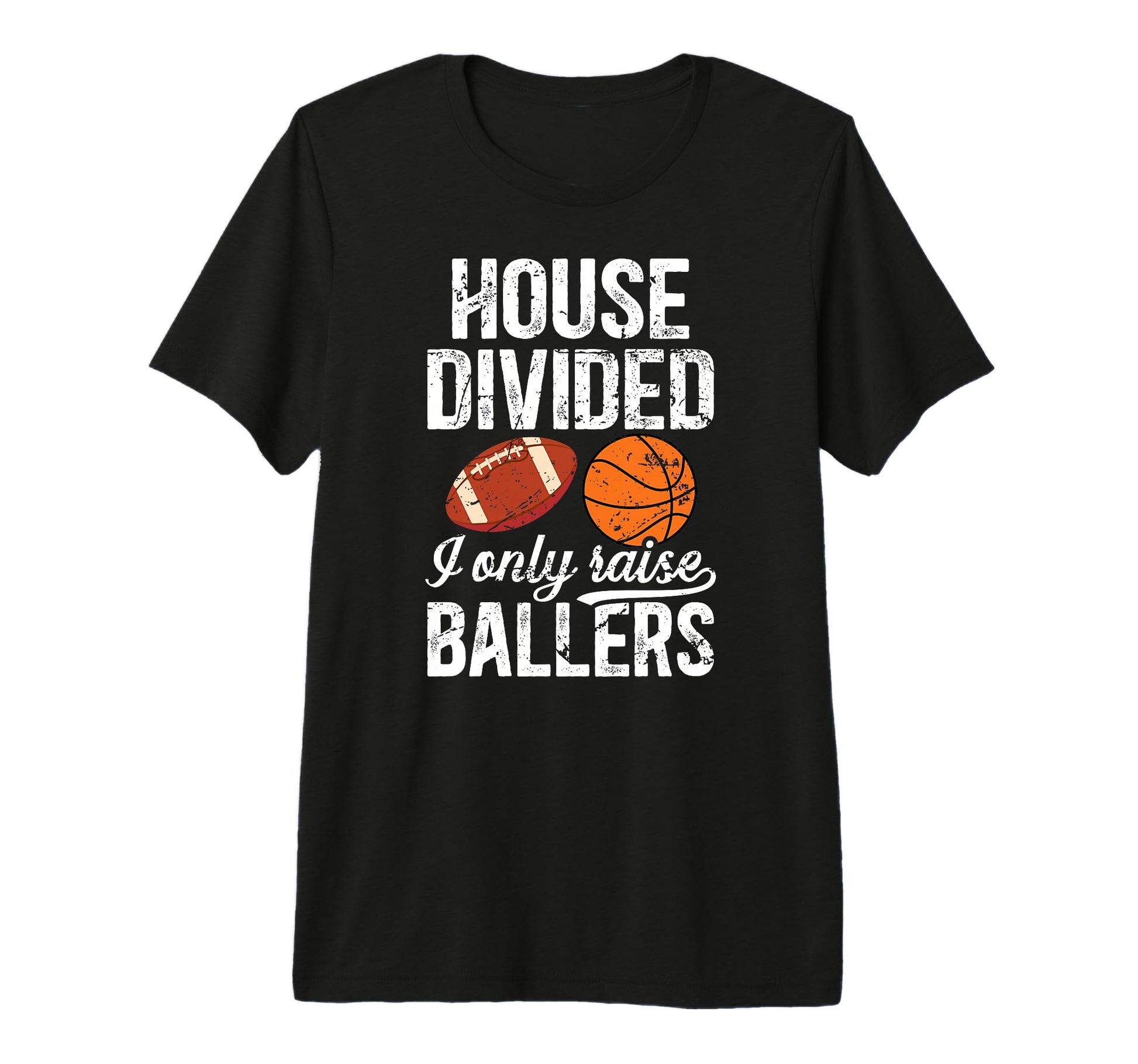 Mens House Divided I Only Raise T-Shirt - Novelty Apparel for Adults - T-Shirt, Sweatshirt, Hoodie