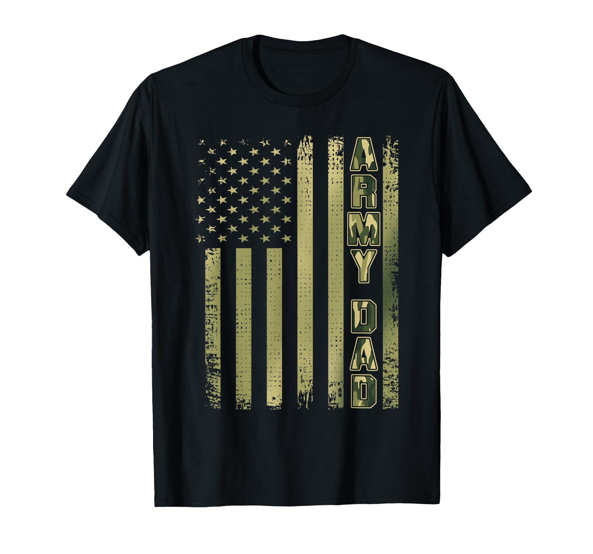 Proud Army Dad United States Usa T-Shirt - Casual Everyday Wear Unisex - T-Shirt, Sweatshirt, Hoodie